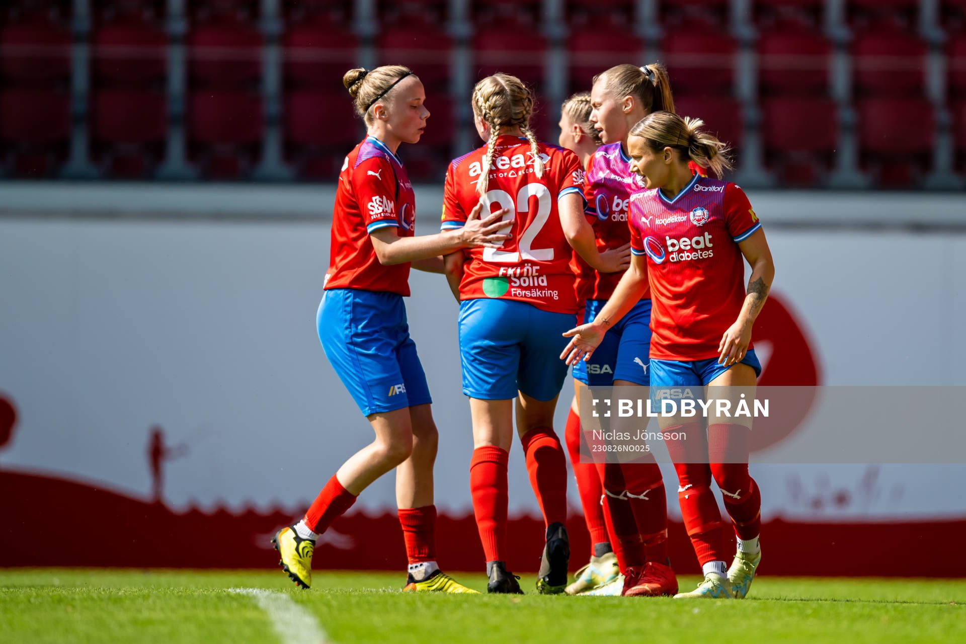 Helsingborgs Sanna Nilsson jublar