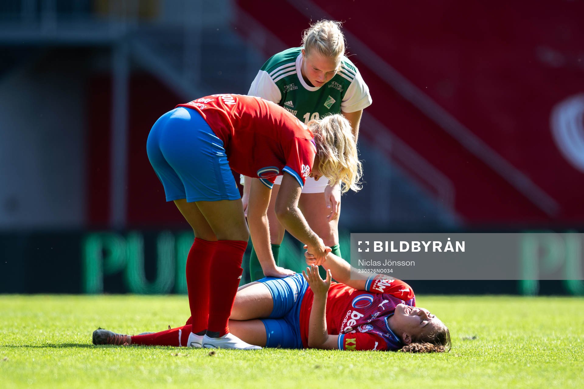 Helsingborgs Inez Gertsen har ont