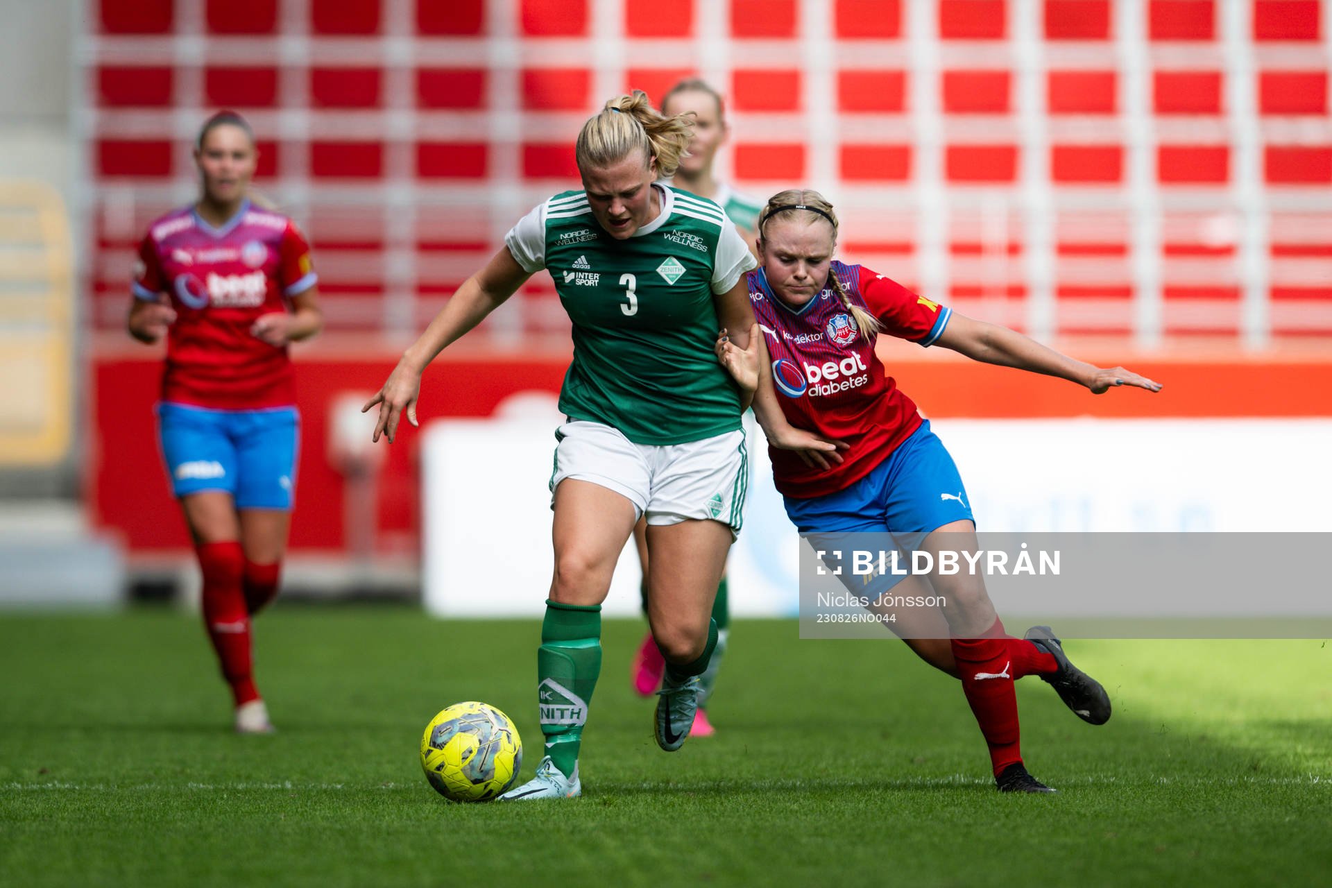 IK Zeniths Lisa Millard Javette och Helsingborgs Agnes