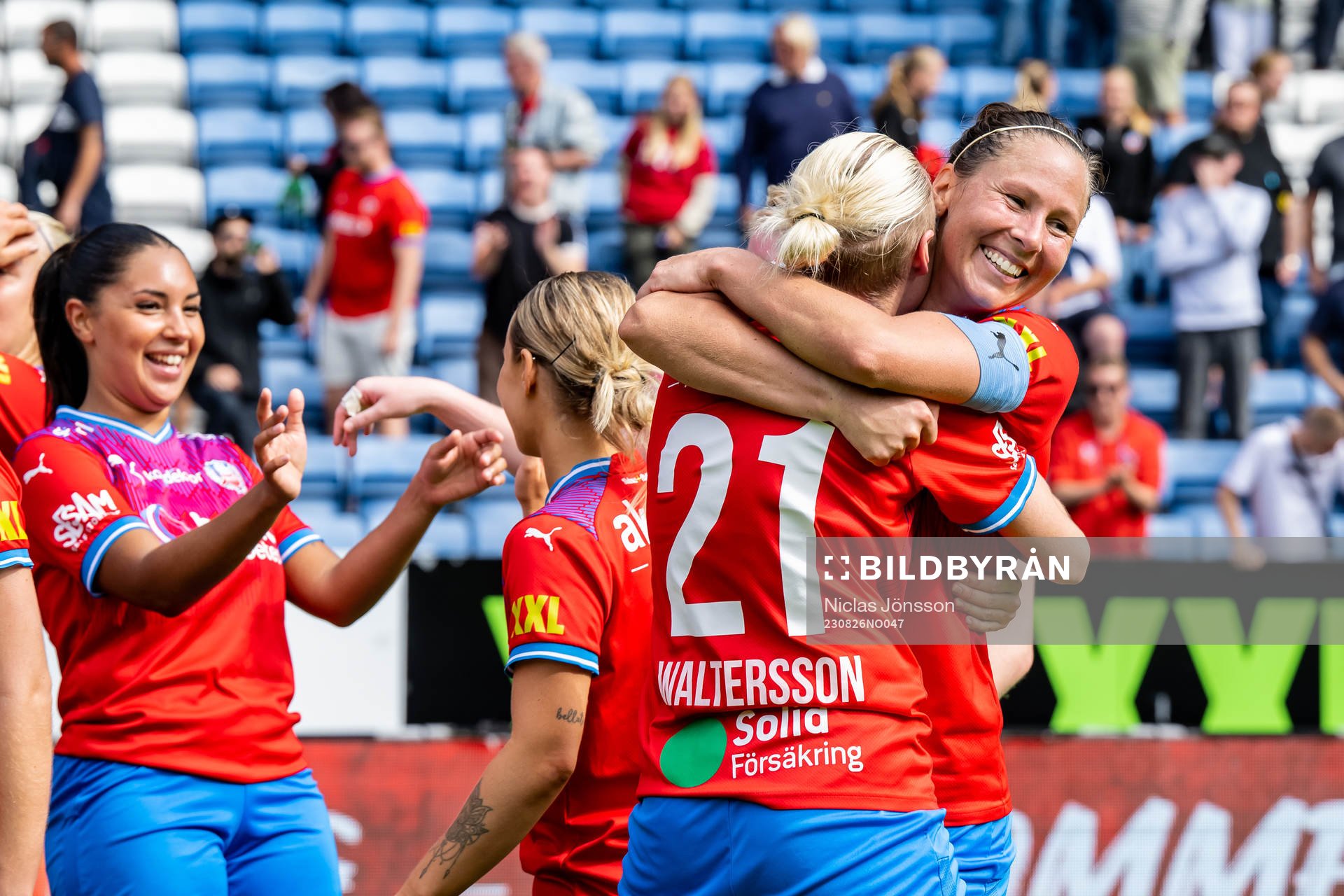 Helsingborgs Josefine Wiksell jublar