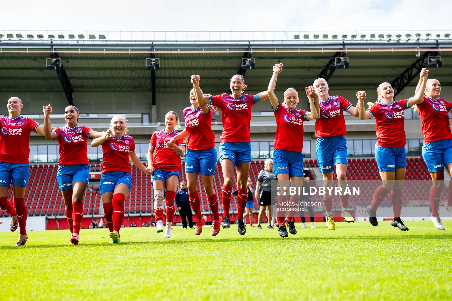 Helsingborgs Josefine Wiksell jublar