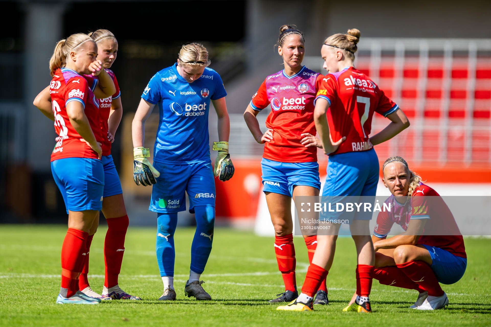 Helsingborgs spelarna deppar