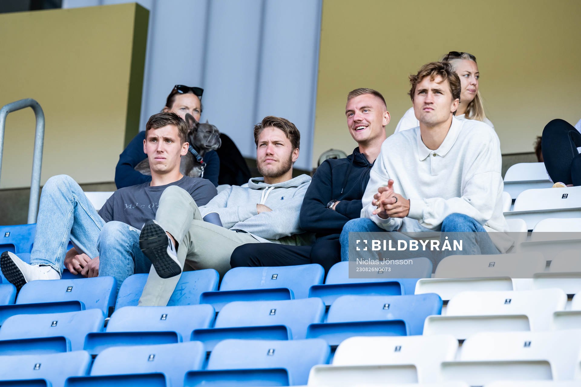 Helsingborgs Kalle Joelsson, Dennis Olsson och Thomas Rogne