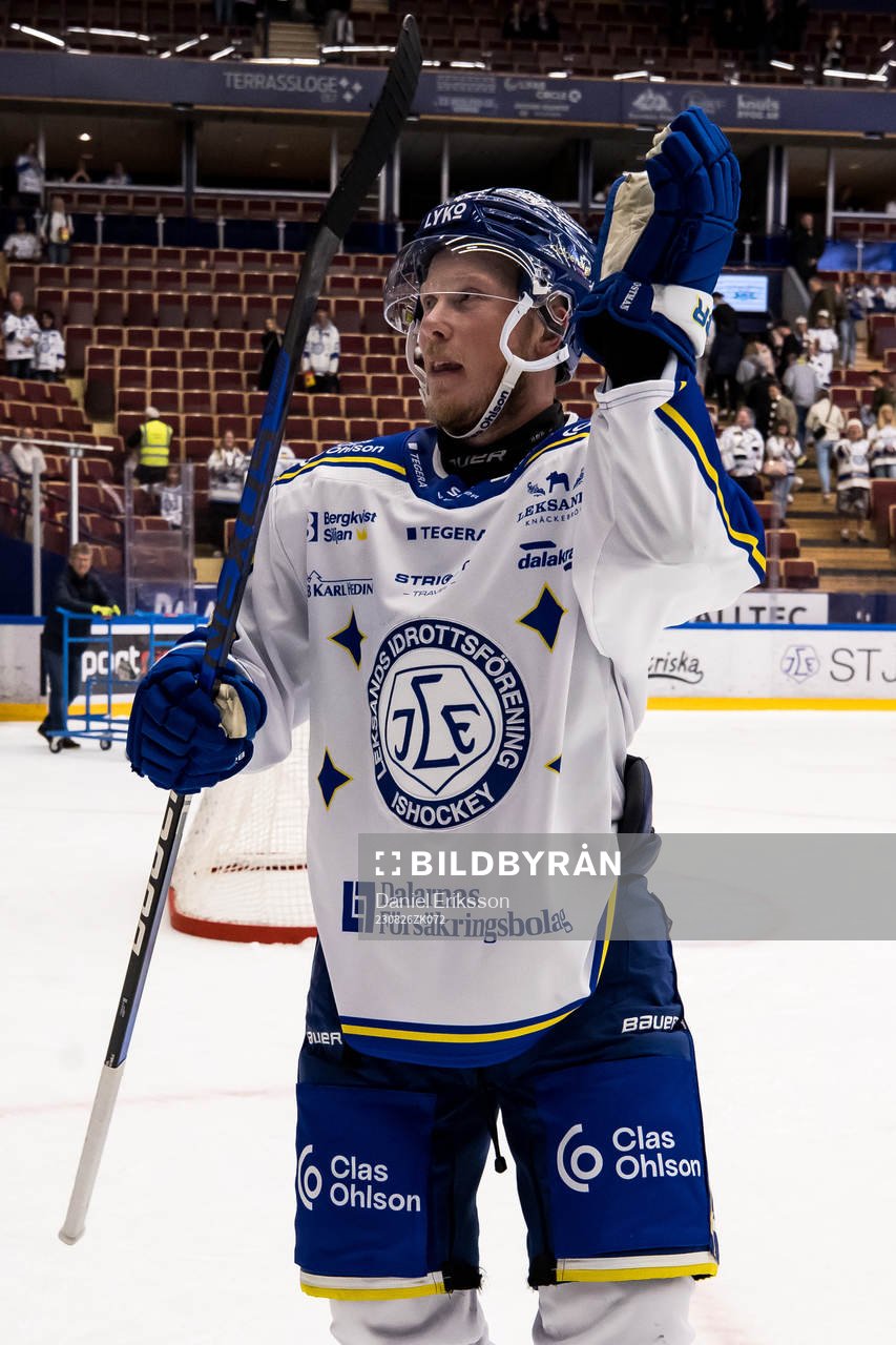 Leksands Kalle Östman jubel