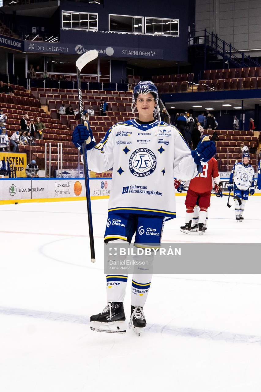 Leksands Anton Johansson jublar