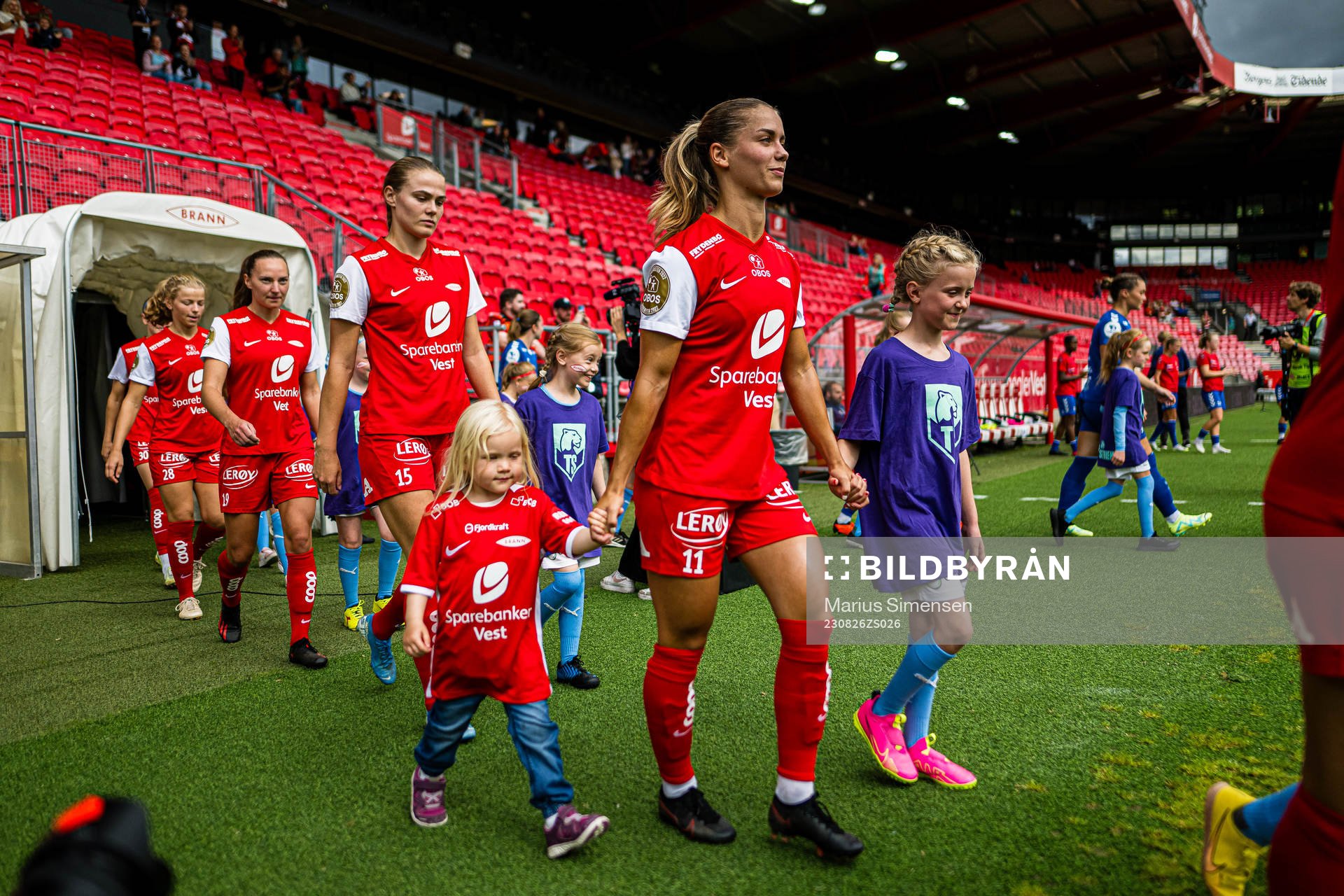 Marthine Østenstad and Johanna Renmark of Brann