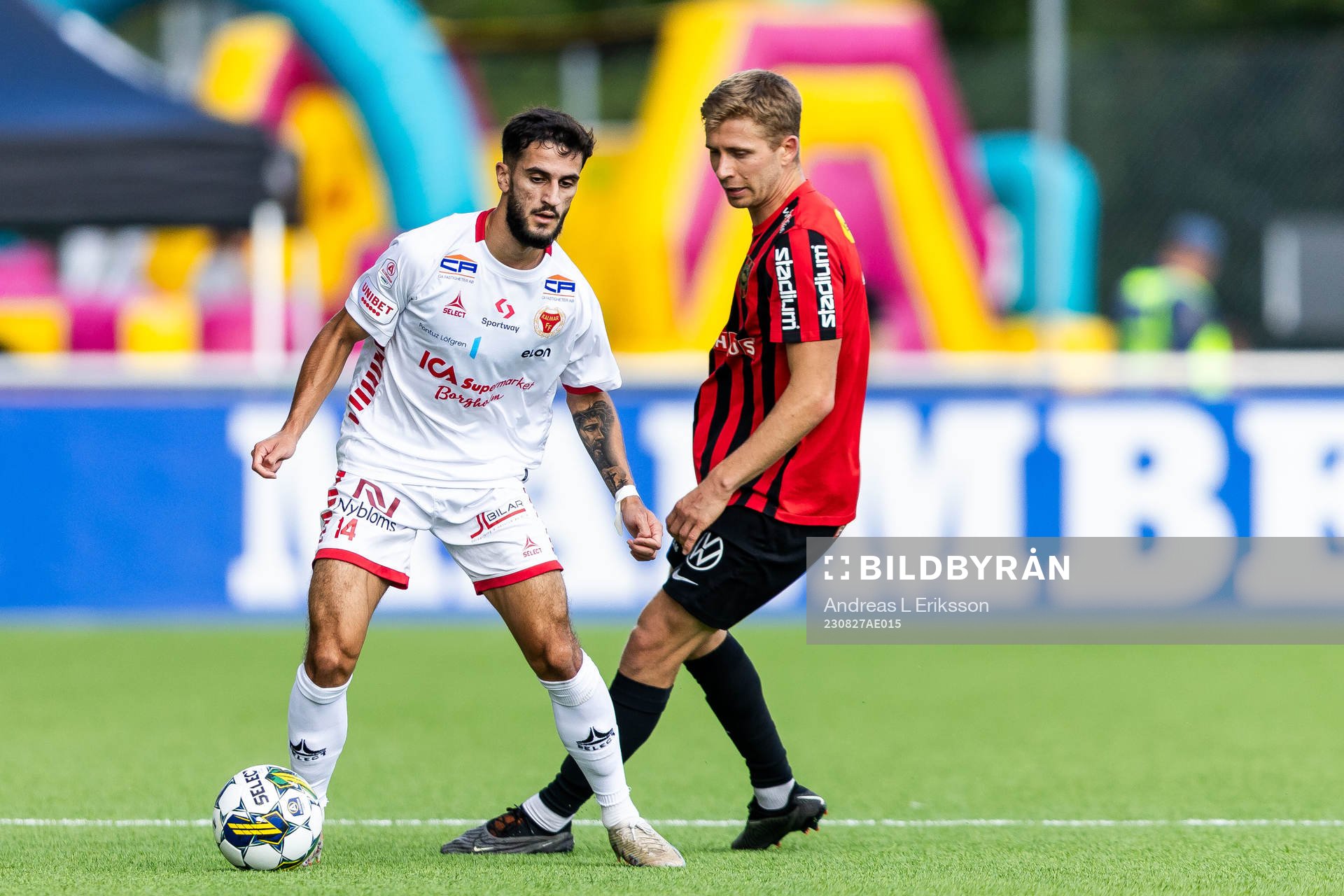 Kalmars Noah Shamoun och Brommapojkarnas Ludvig Fritzson