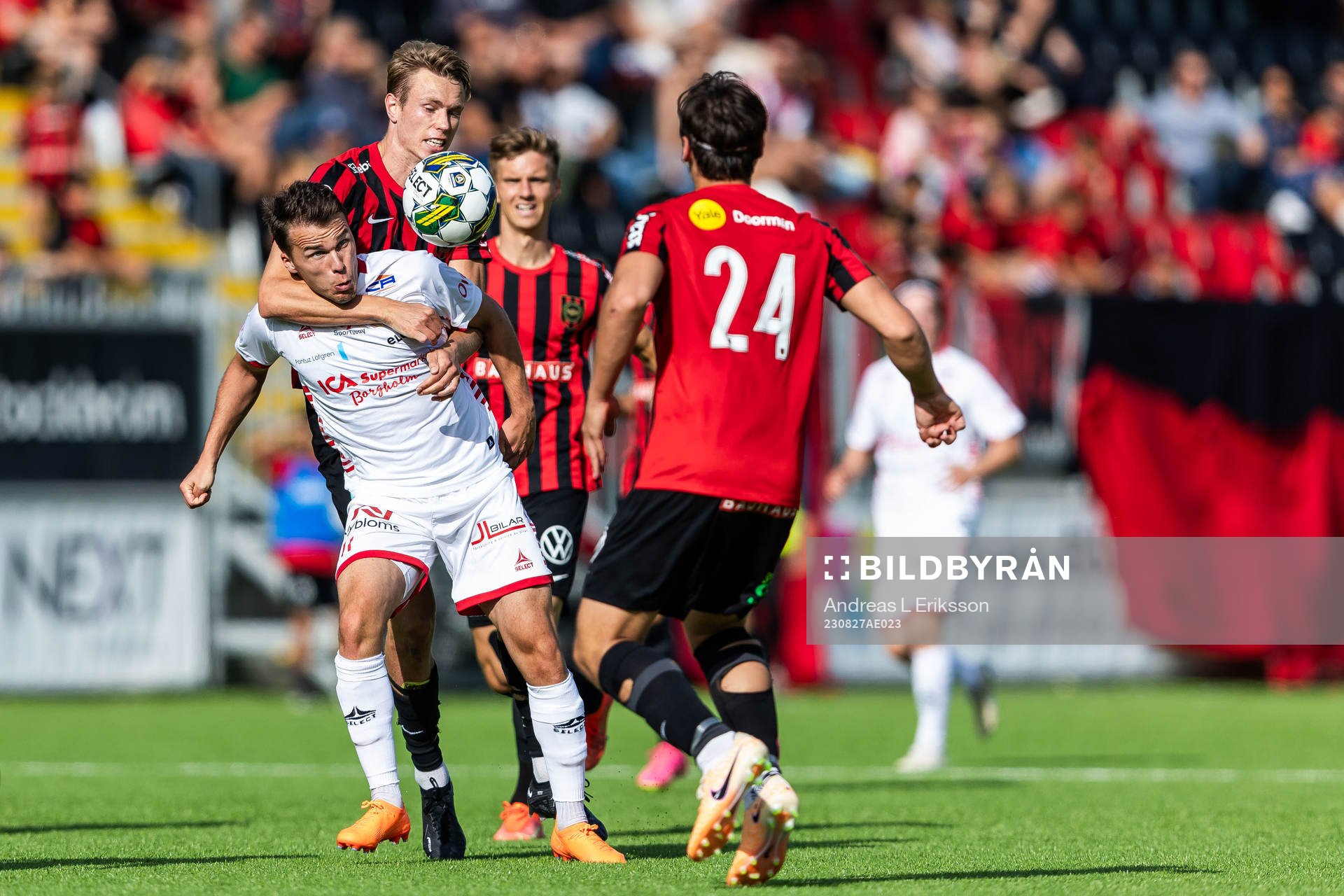 Brommapojkarnas Torbjörn Lysaker Heggem och Kalmars Simon