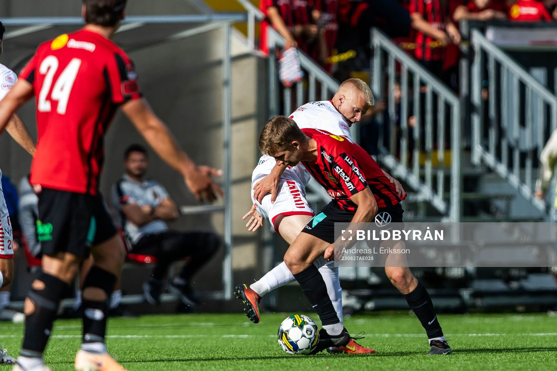 Kalmars Axel Lindahl och Brommapojkarnas Ludvig Fritzson