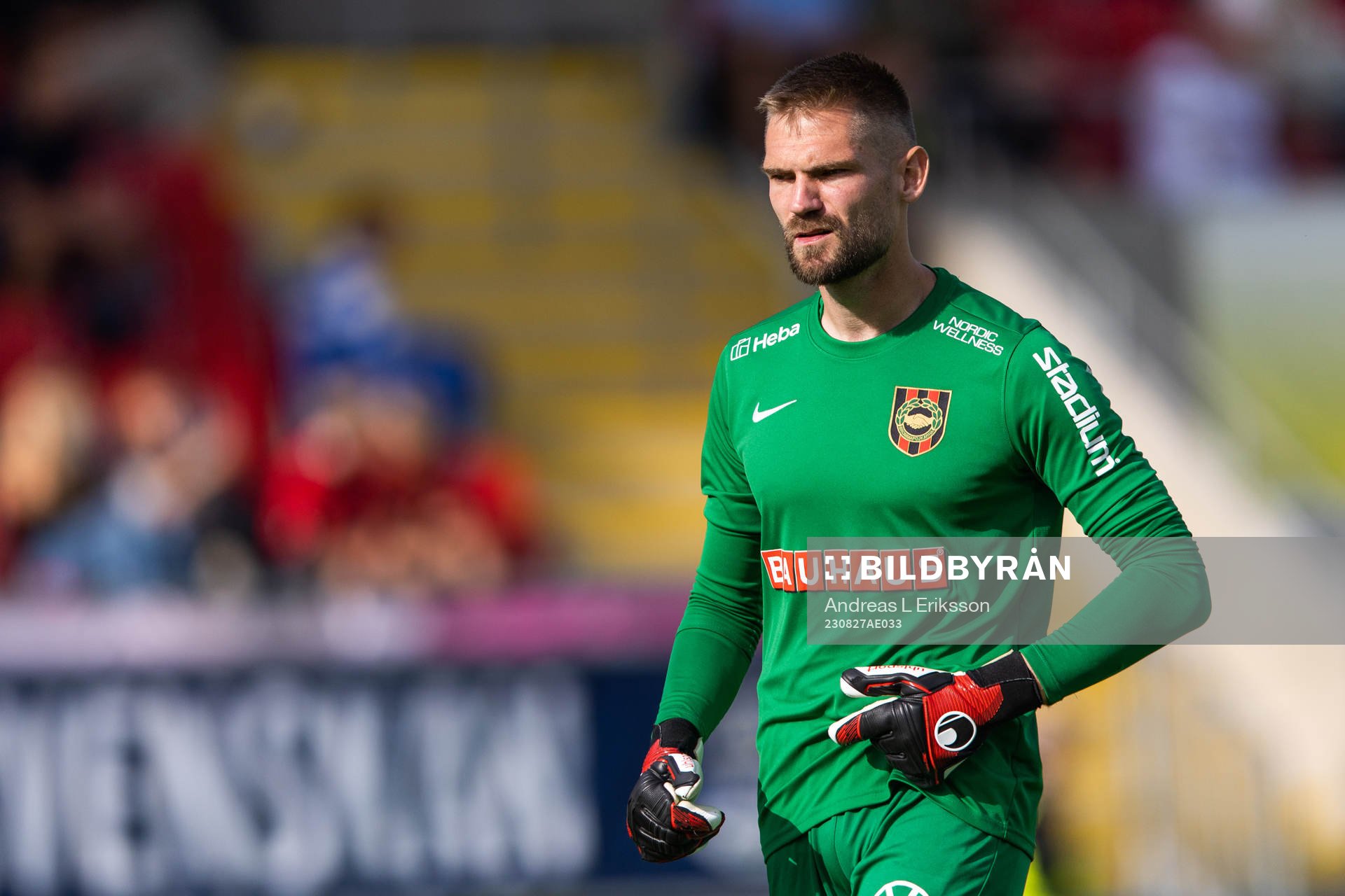 Brommapojkarnas målvakt Lucas Hägg Johansson