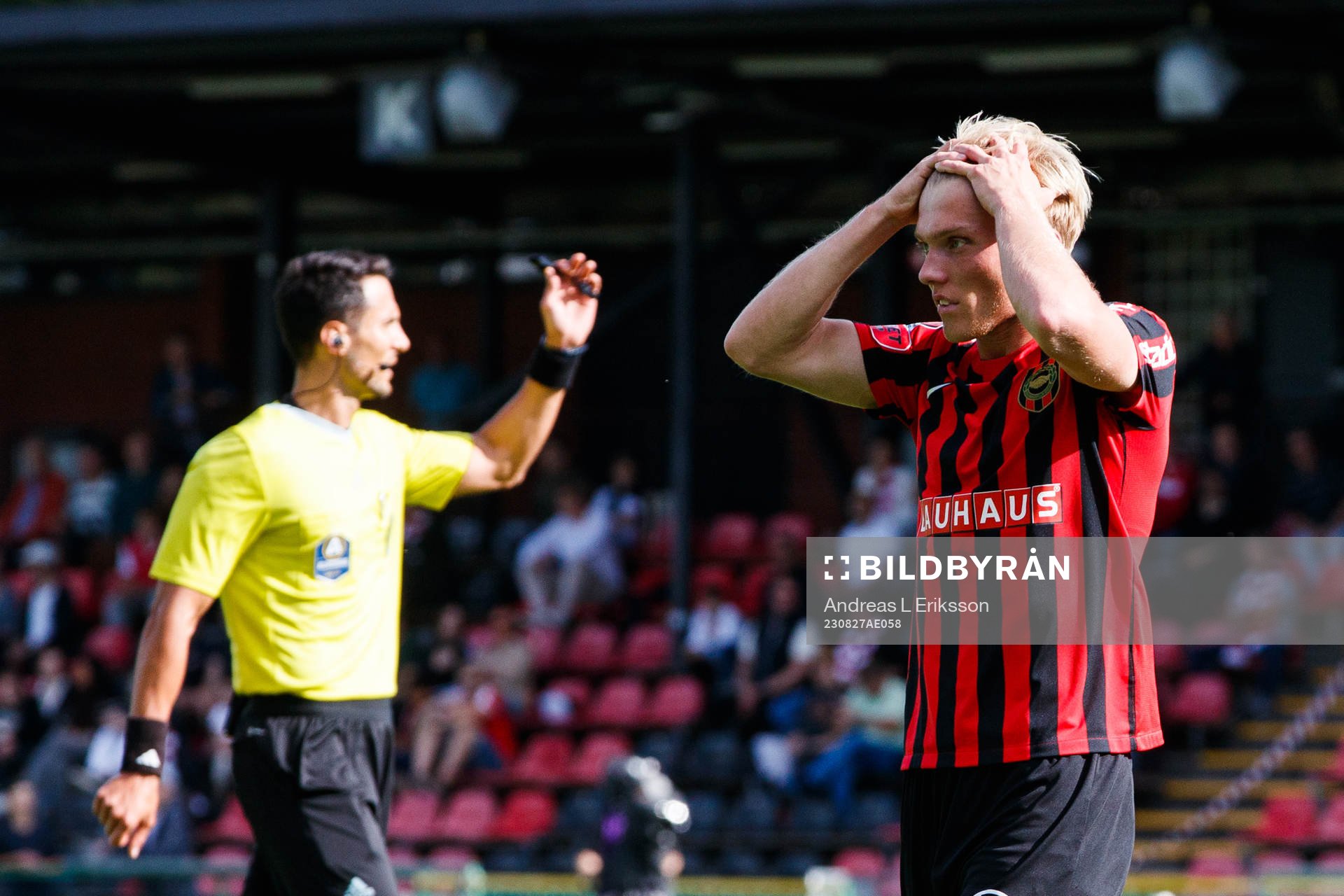 Brommapojkarnas Alexander Jensen deppar