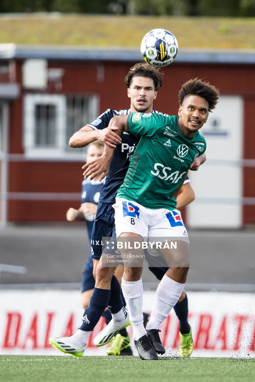 Utsiktens William Milovanovic och Brages Eirik Asante Gayi