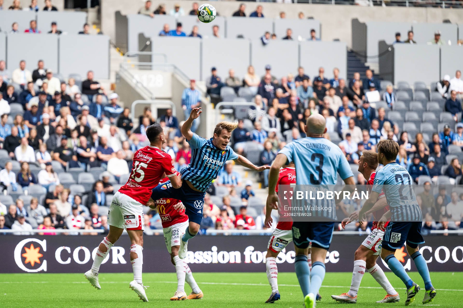 Degerforss Seid Korac och Djurgårdens Hampus Finndell