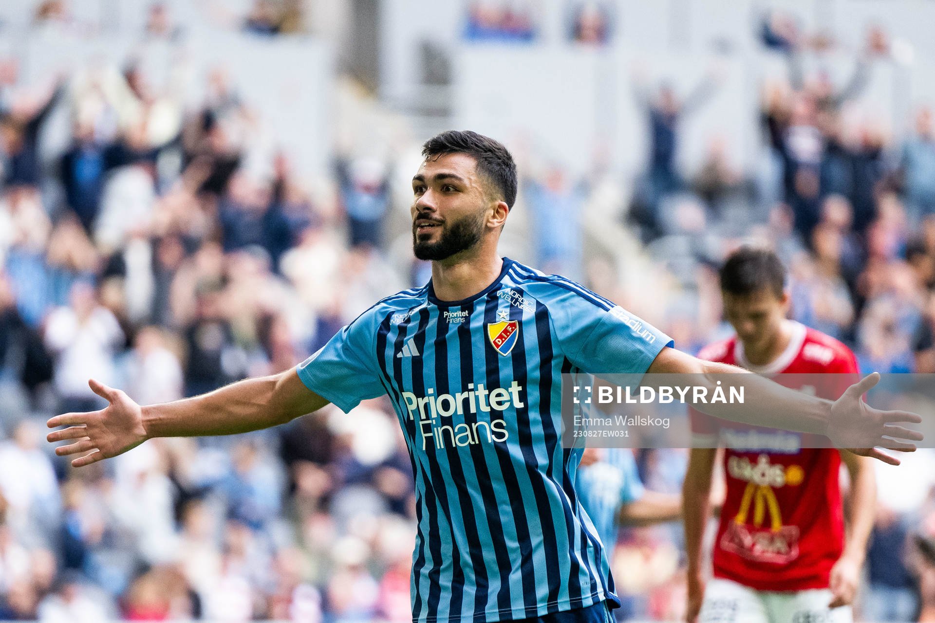 Djurgårdens Musa Qurbanli jublar