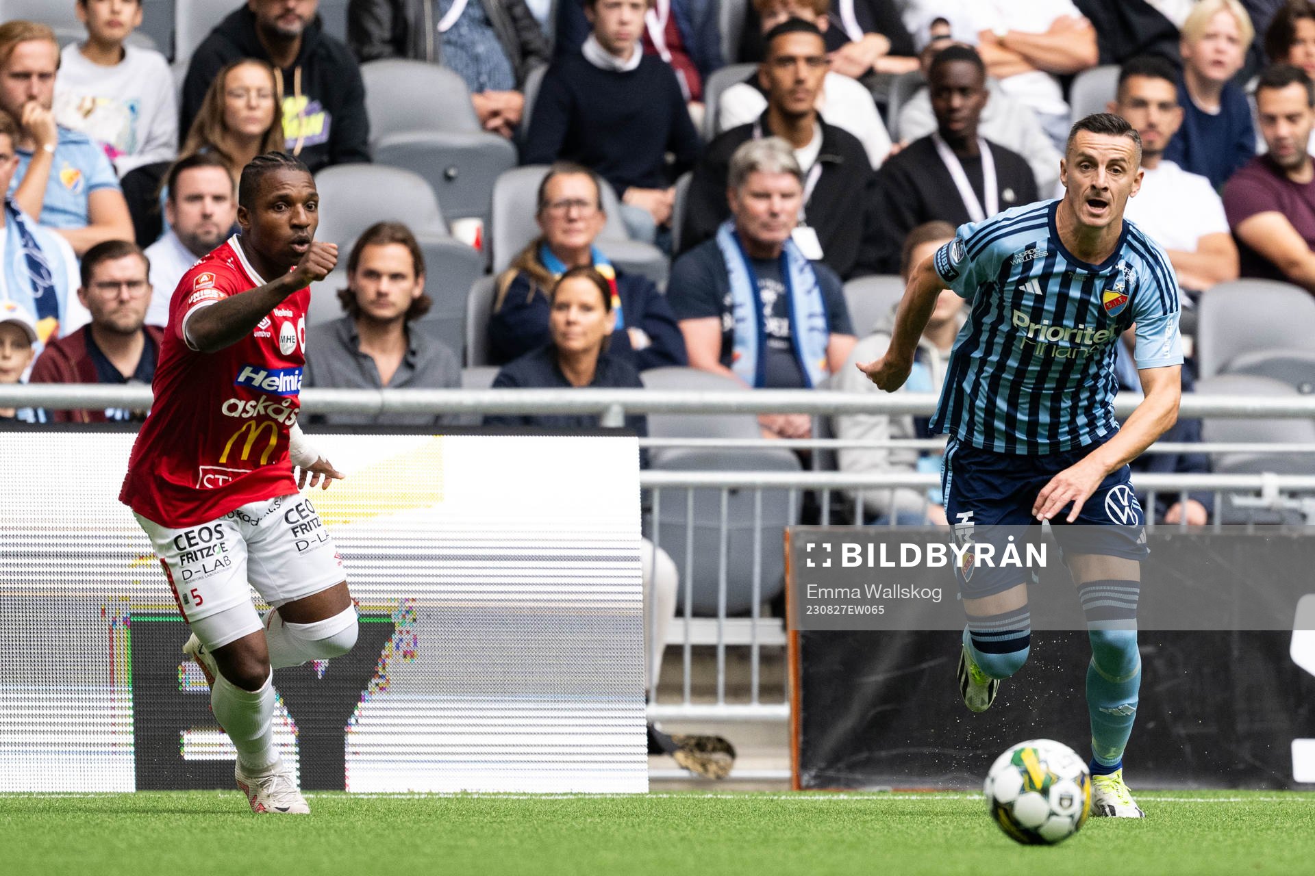 Degerfors Joseph - Claude Agyeman Gyau och Djurgårdens