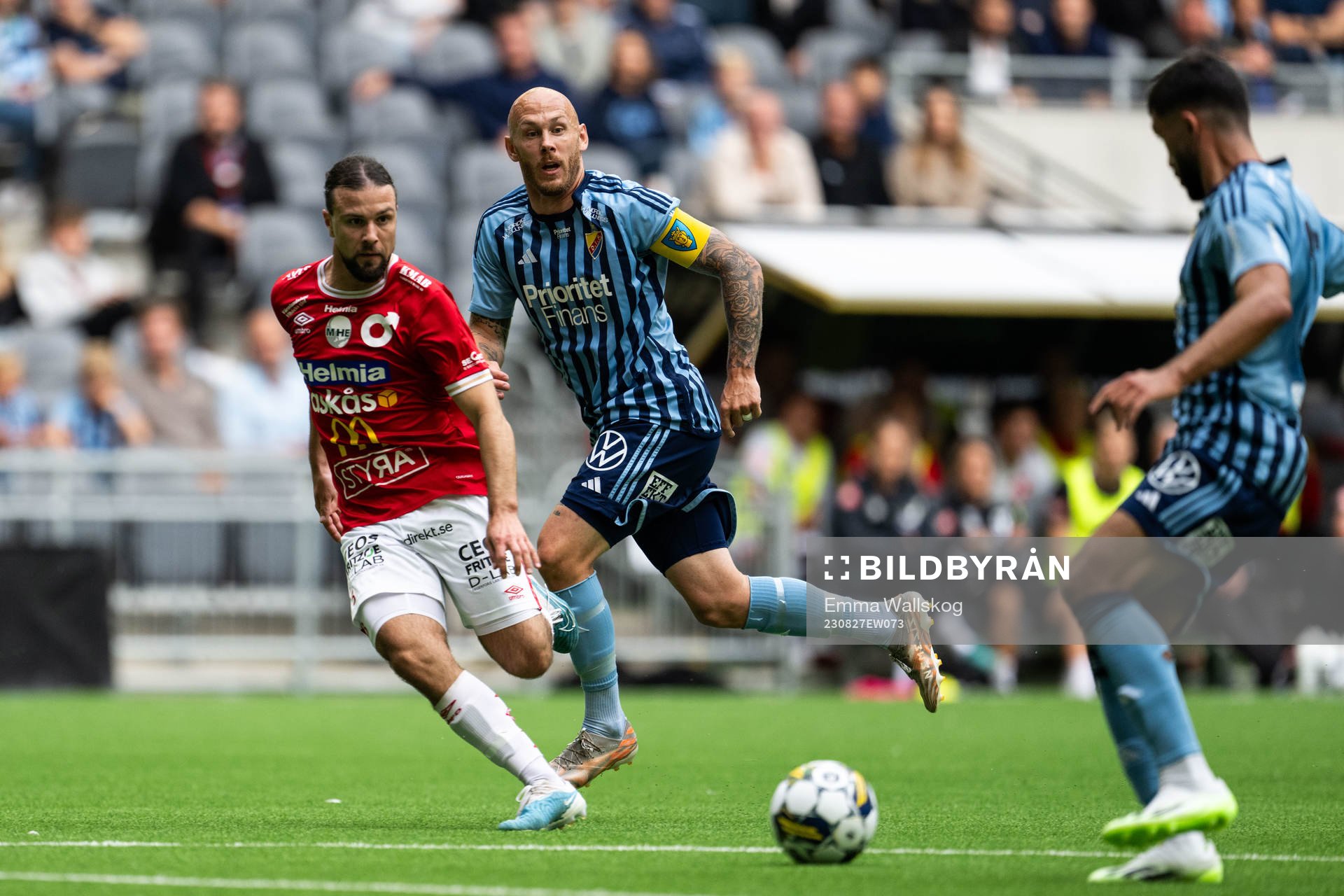 Degerfors Abdelkarim Mammar Chaouche och Djurgårdens