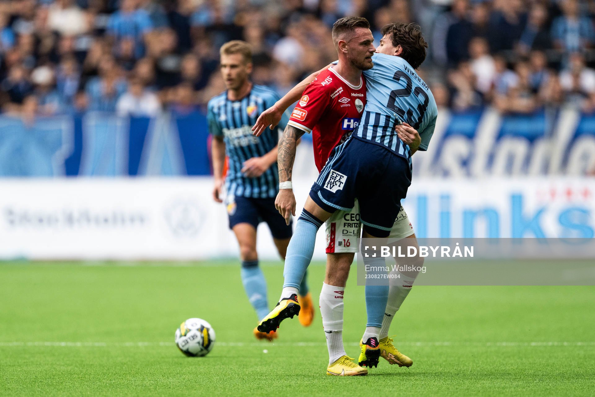 Degerfors Rasmus Örqvist och Djurgårdens Gustav Wikheim