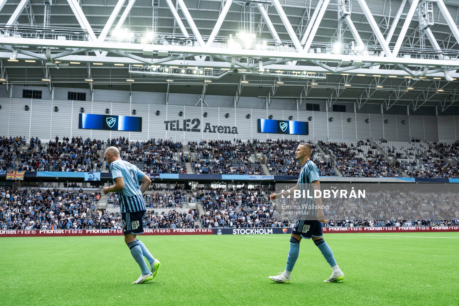 Djurgårdens Marcus Danielson och Piotr Johansson