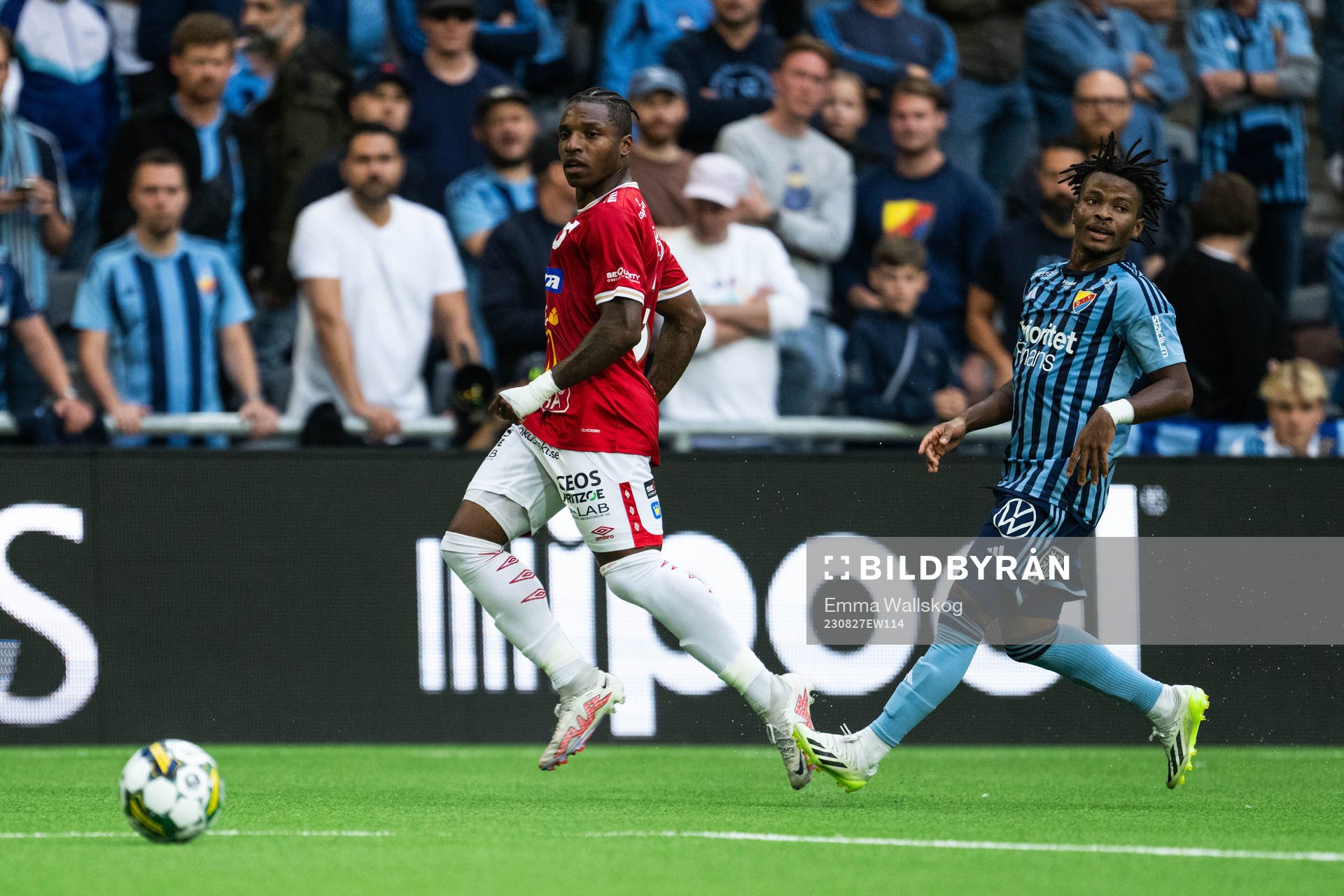Degerfors Joseph - Claude Agyeman Gyau och Djurgårdens