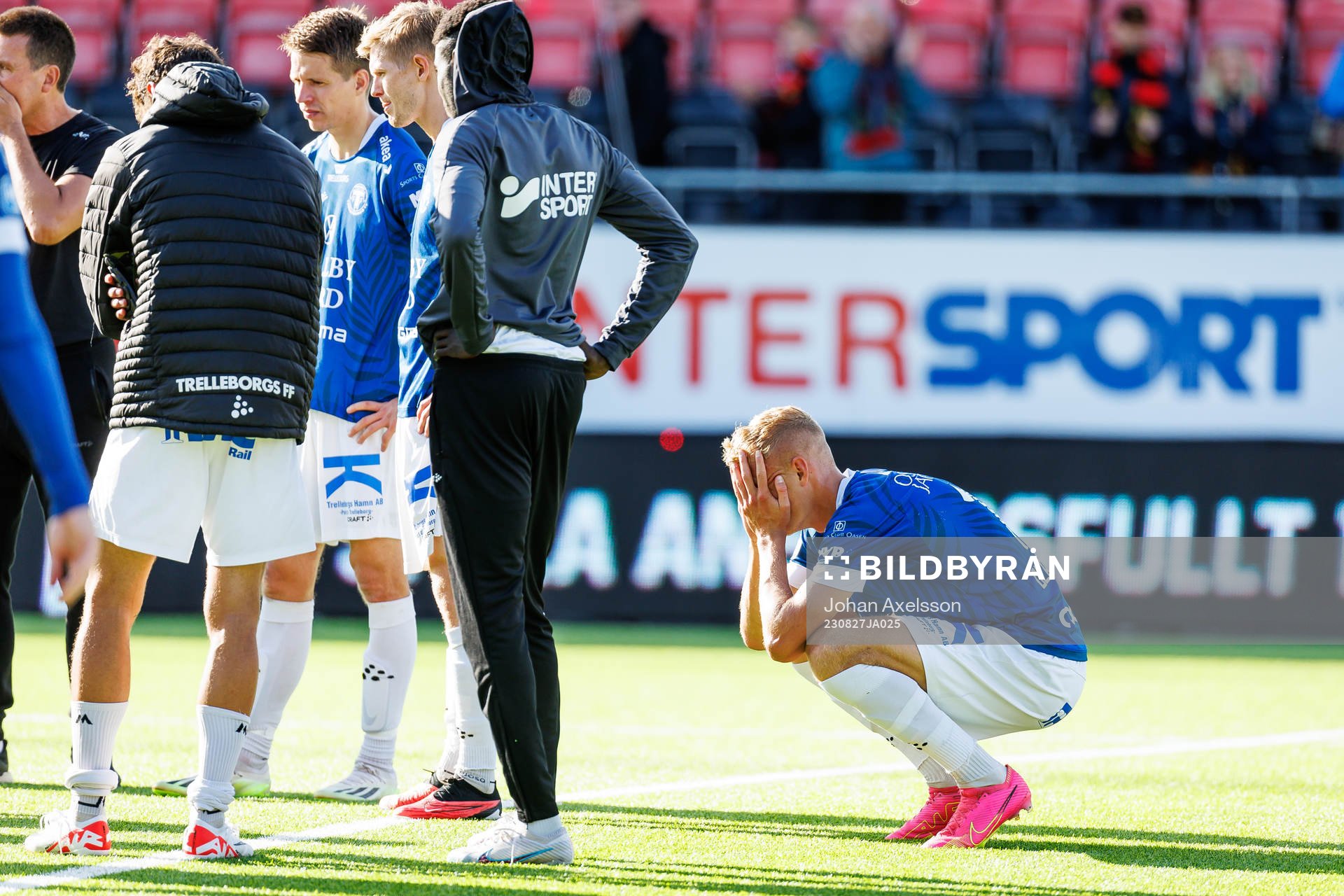 Trelleborgs Liam Olausson deppar