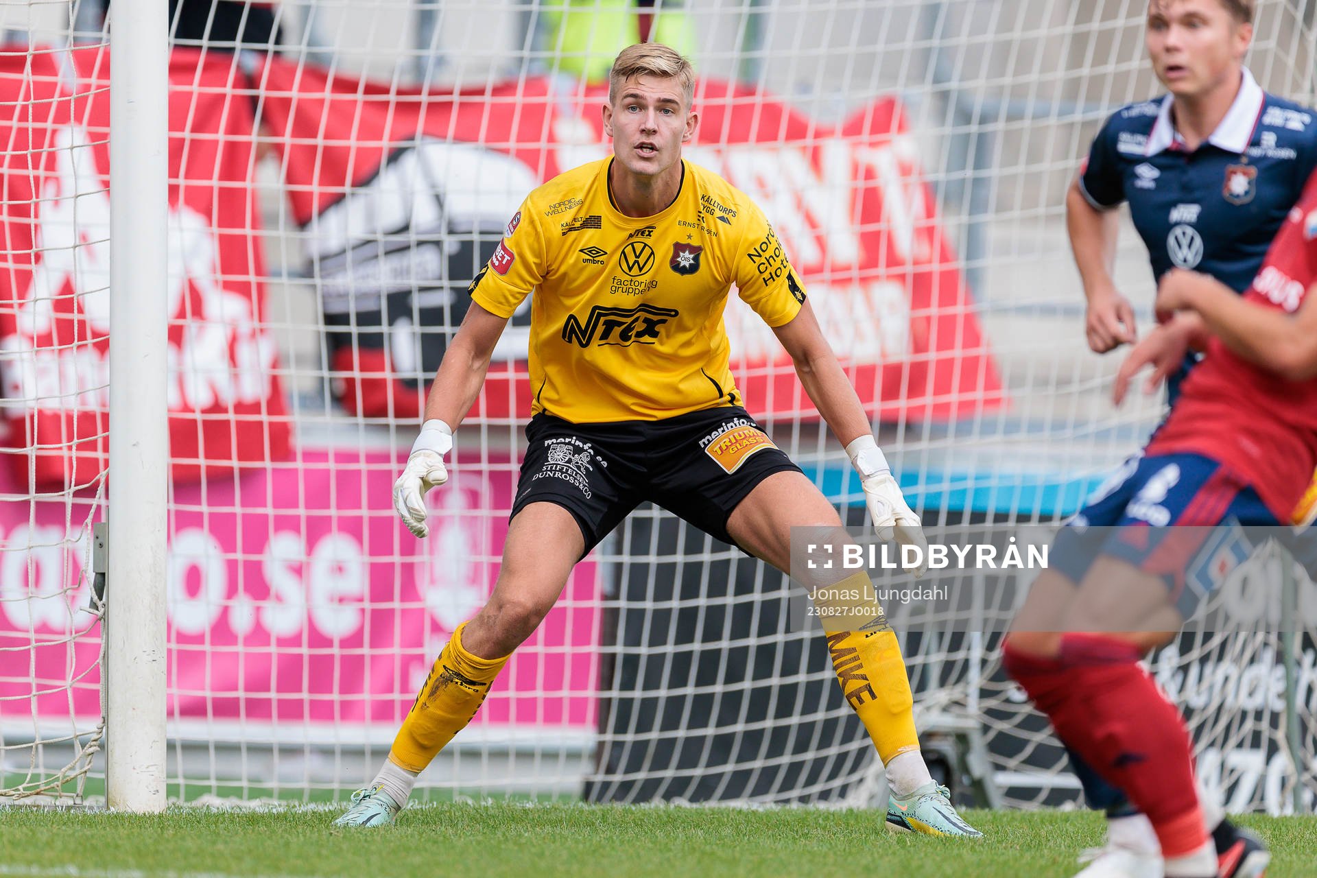 Örgrytes målvakt Mathias Nilsson