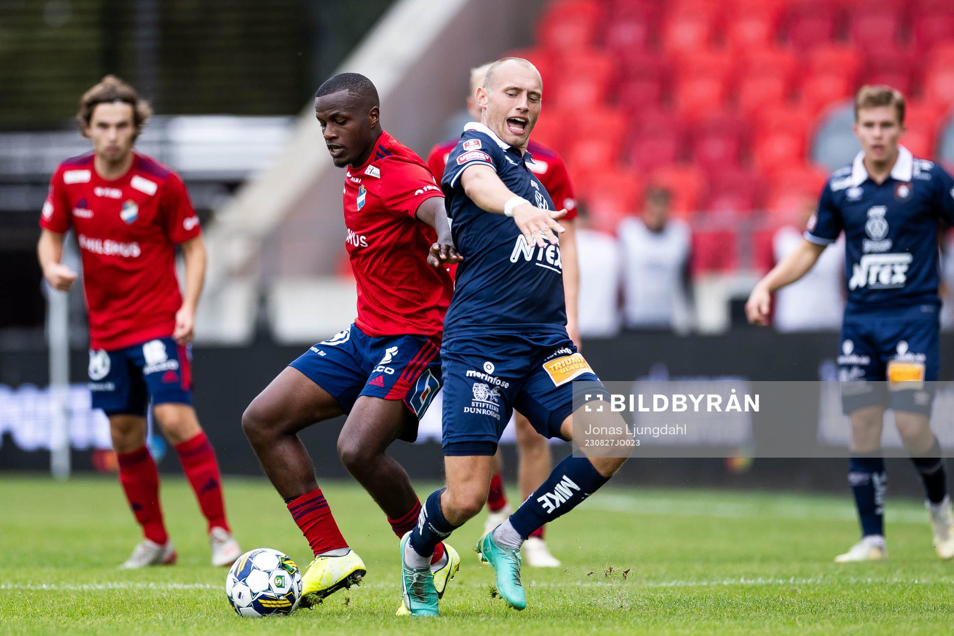 Östers Manasse Kusu och Örgrytes Villiam Dahlström
