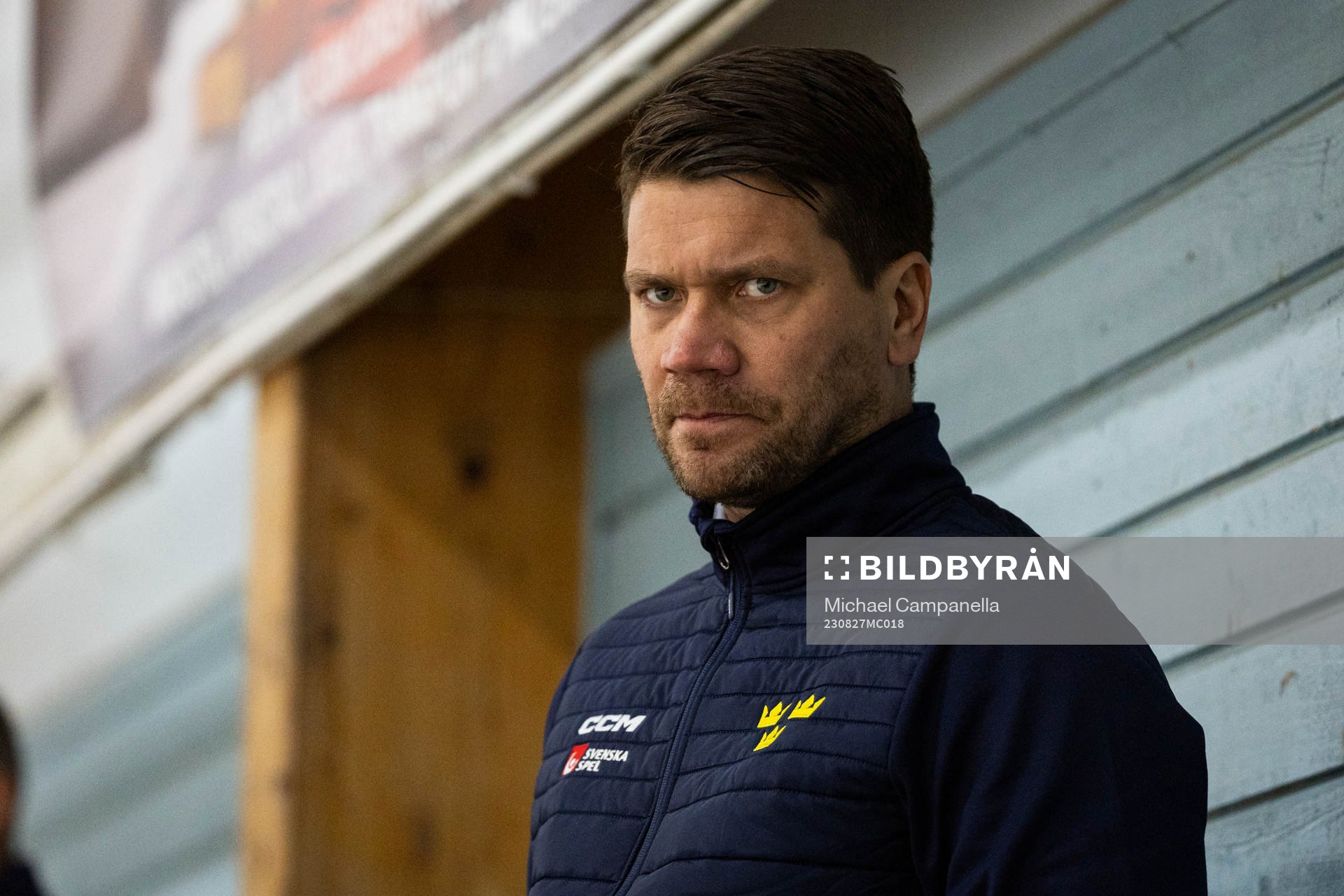 Sveriges huvudtränare Thomas Paananenz