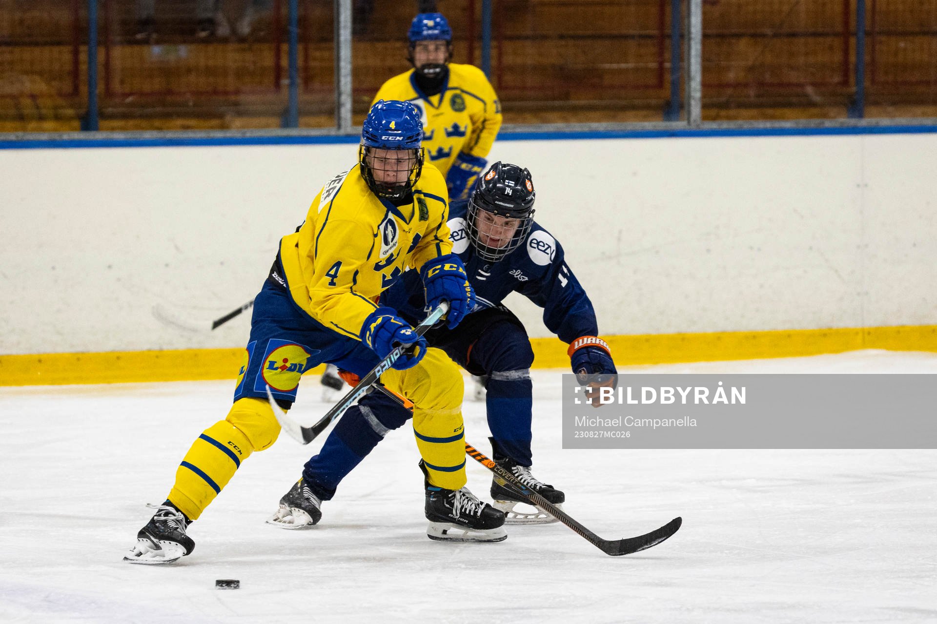 Sveriges Karl Annborn mot Finlands Eetu Orpana