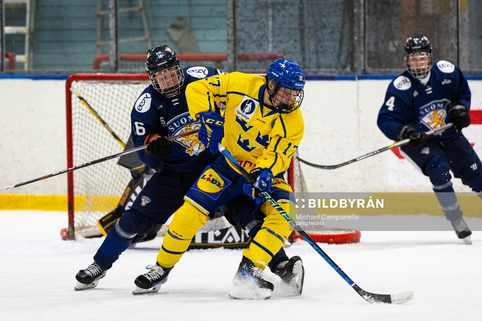 Sveriges Torkel Jennersjö och Finlands Onni Pietäläinen