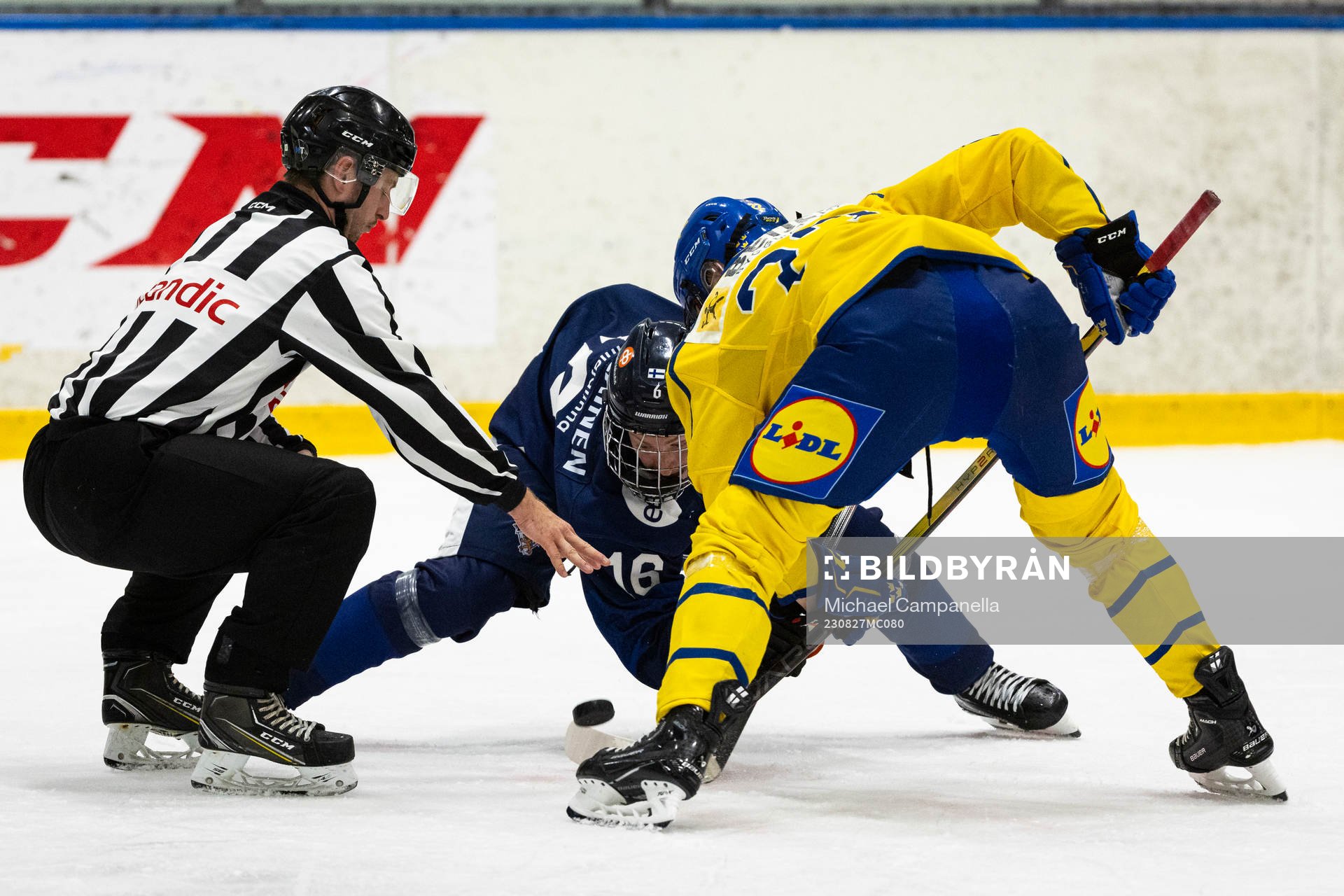 Sveriges Anton Gästrin och Finlands Onni Pietäläinen