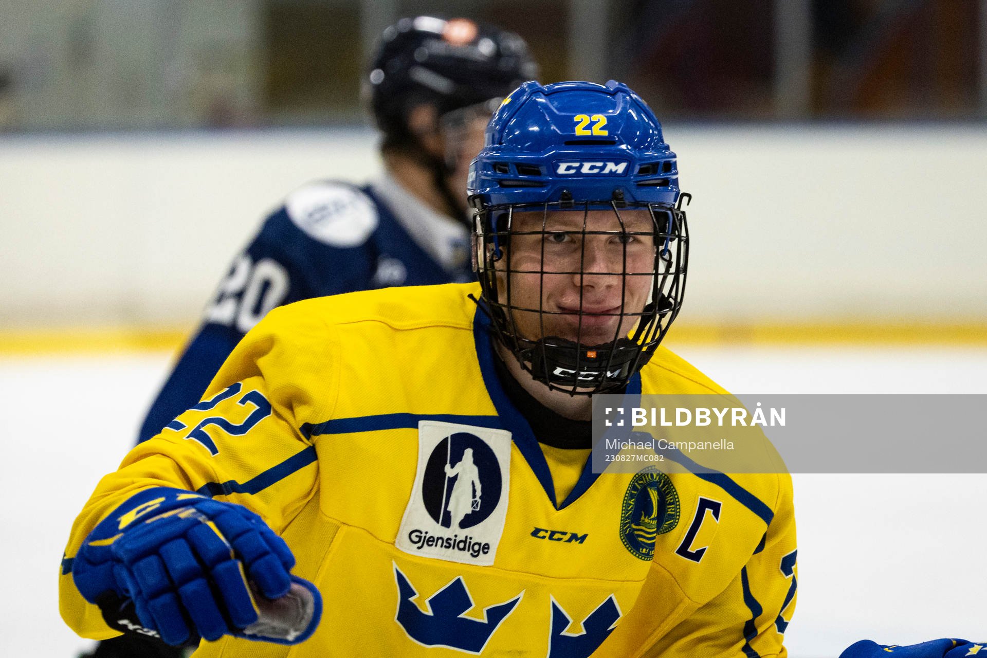 Sveriges Anton Gästrin jublar