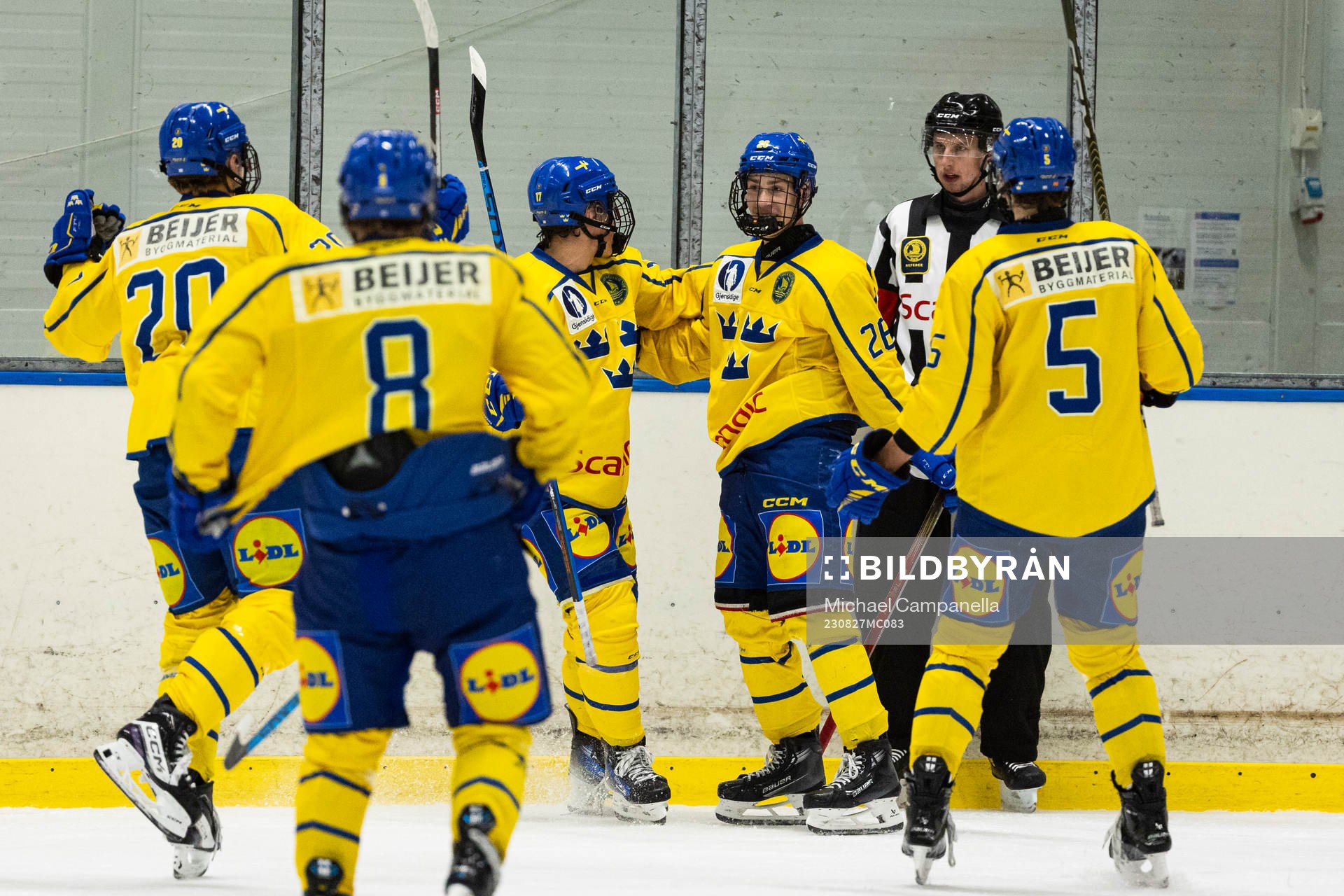 Sveriges Eric Nilsson jublar