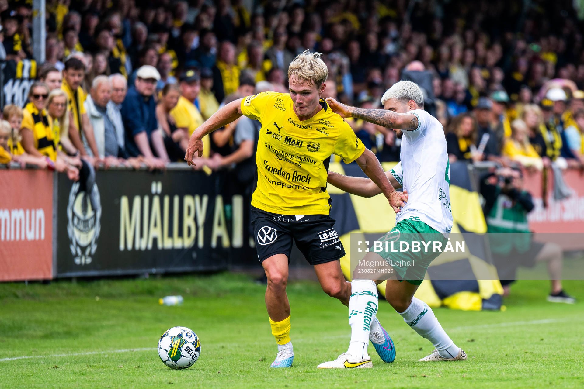 Mjällbys Max Fenger och Hammarbys Edvin Kurtulus