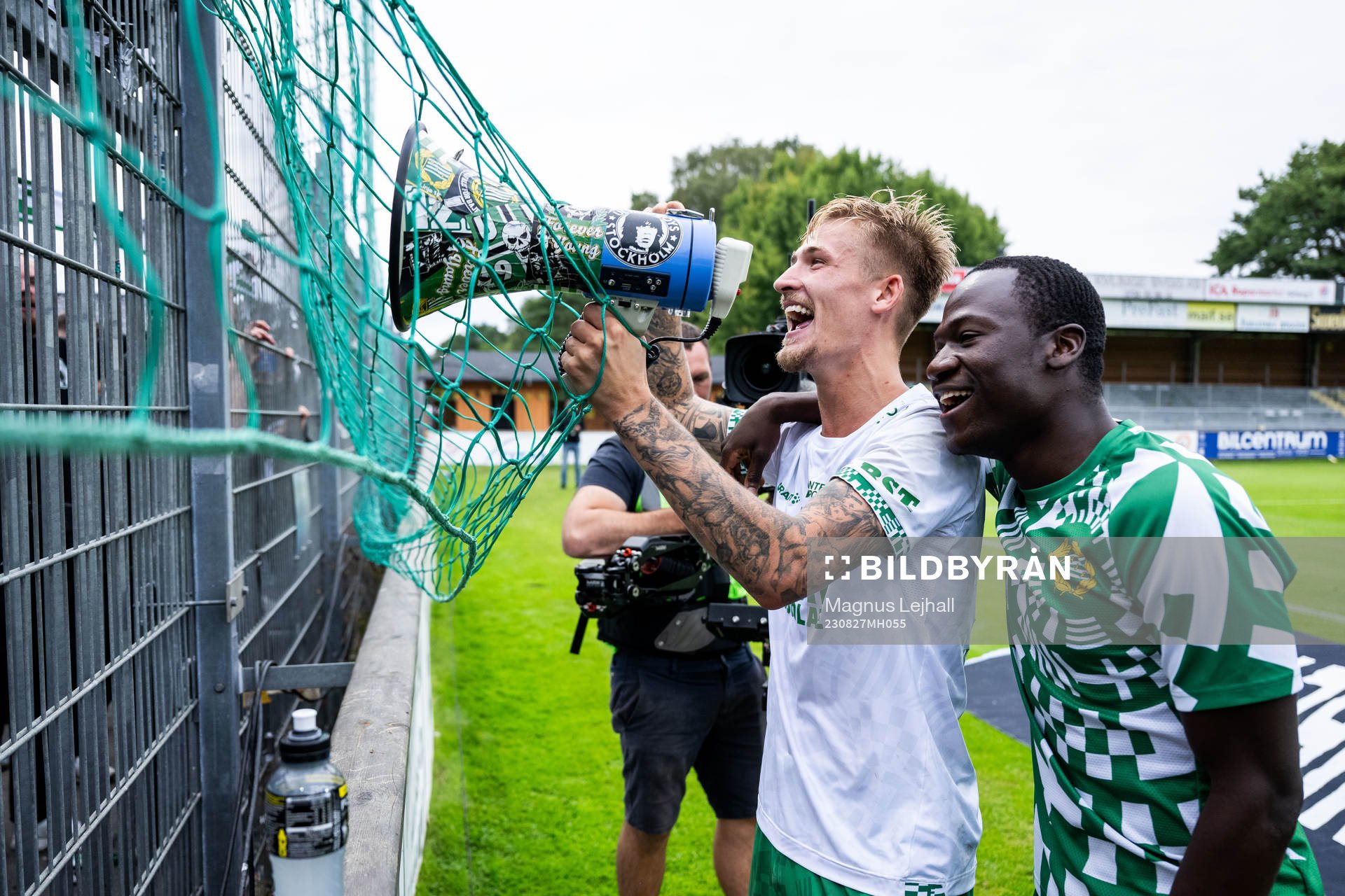 Hammarbys Fredrik Hammar jublar