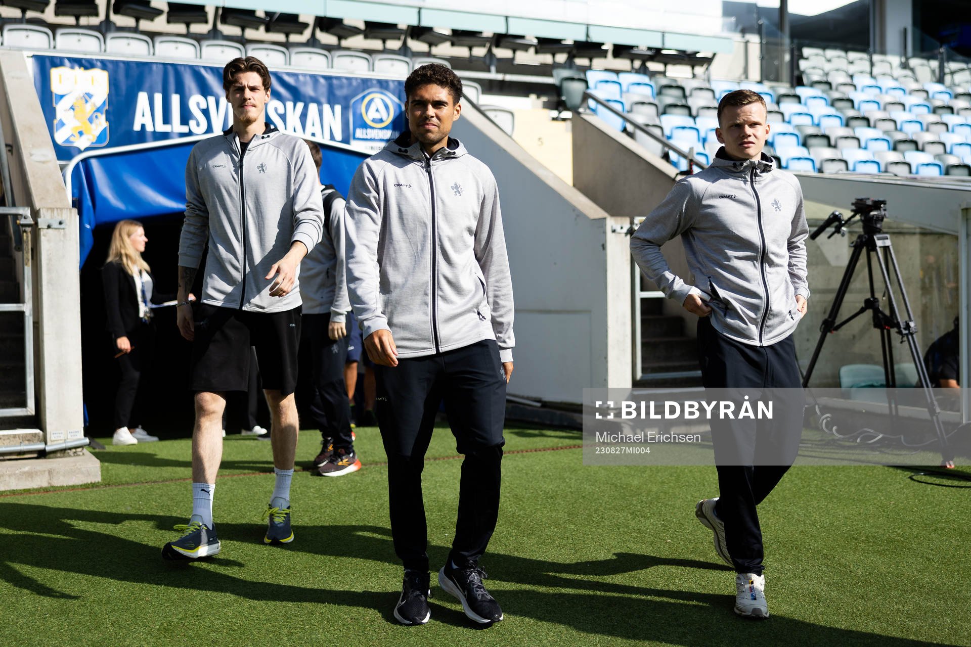 IFK Göteborgs Adam Benediktsson, Thomas Santos och