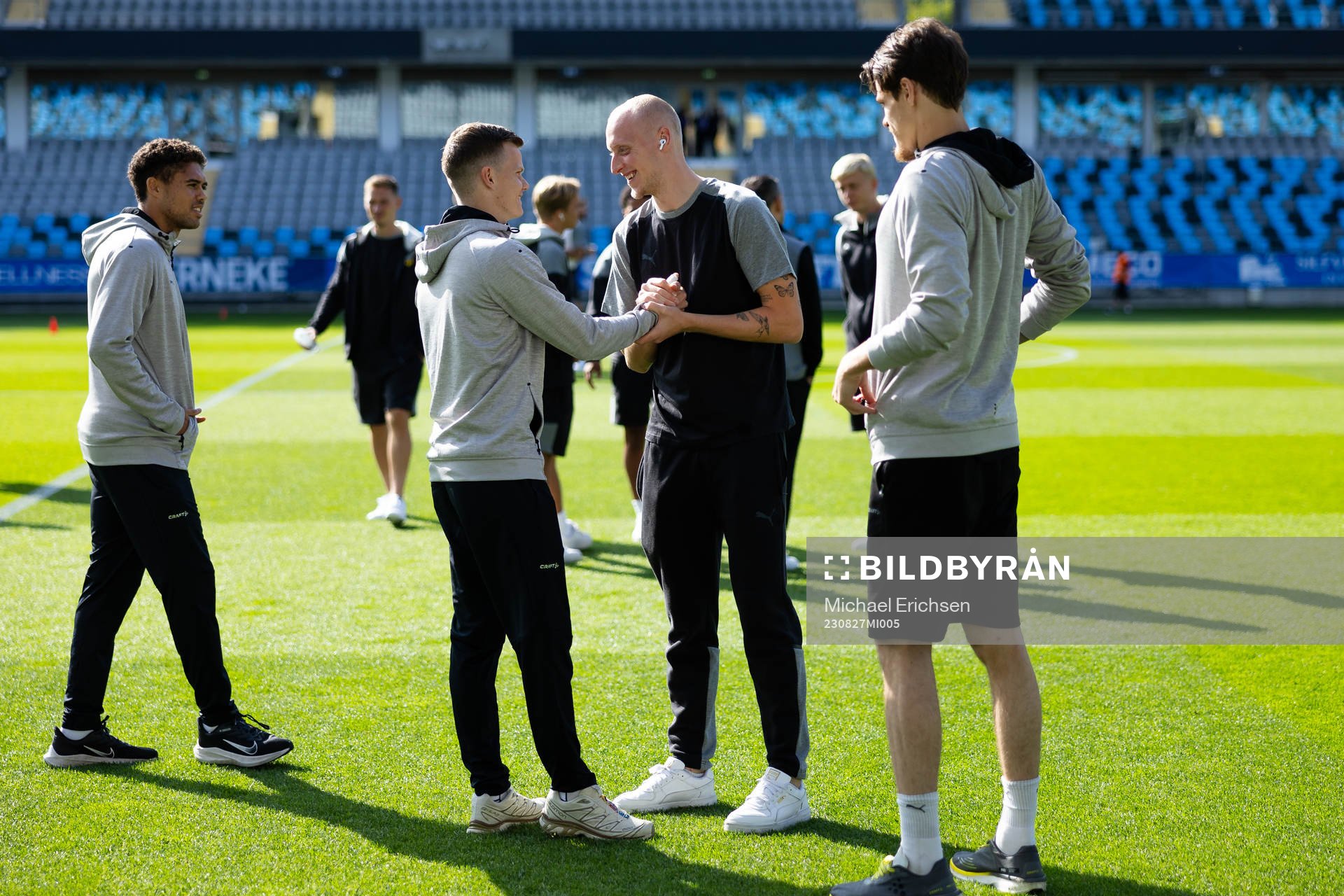 IFK Göteborgs Kolbeinn Thordarson, Adam Benediktsson och