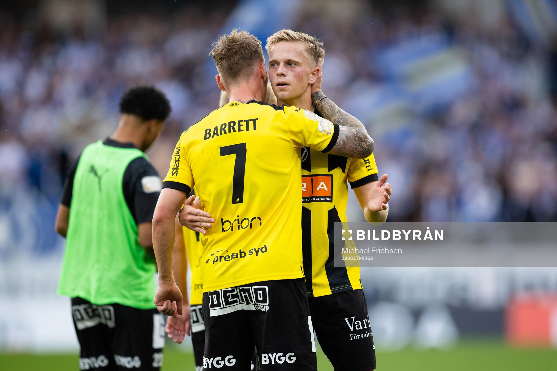 Häckens Jacob Barret Laursen och Tomas Olai Totland deppar