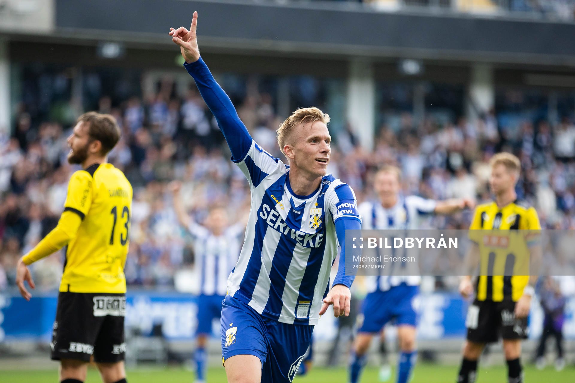 IFK Göteborgs Oscar Wendt jublar