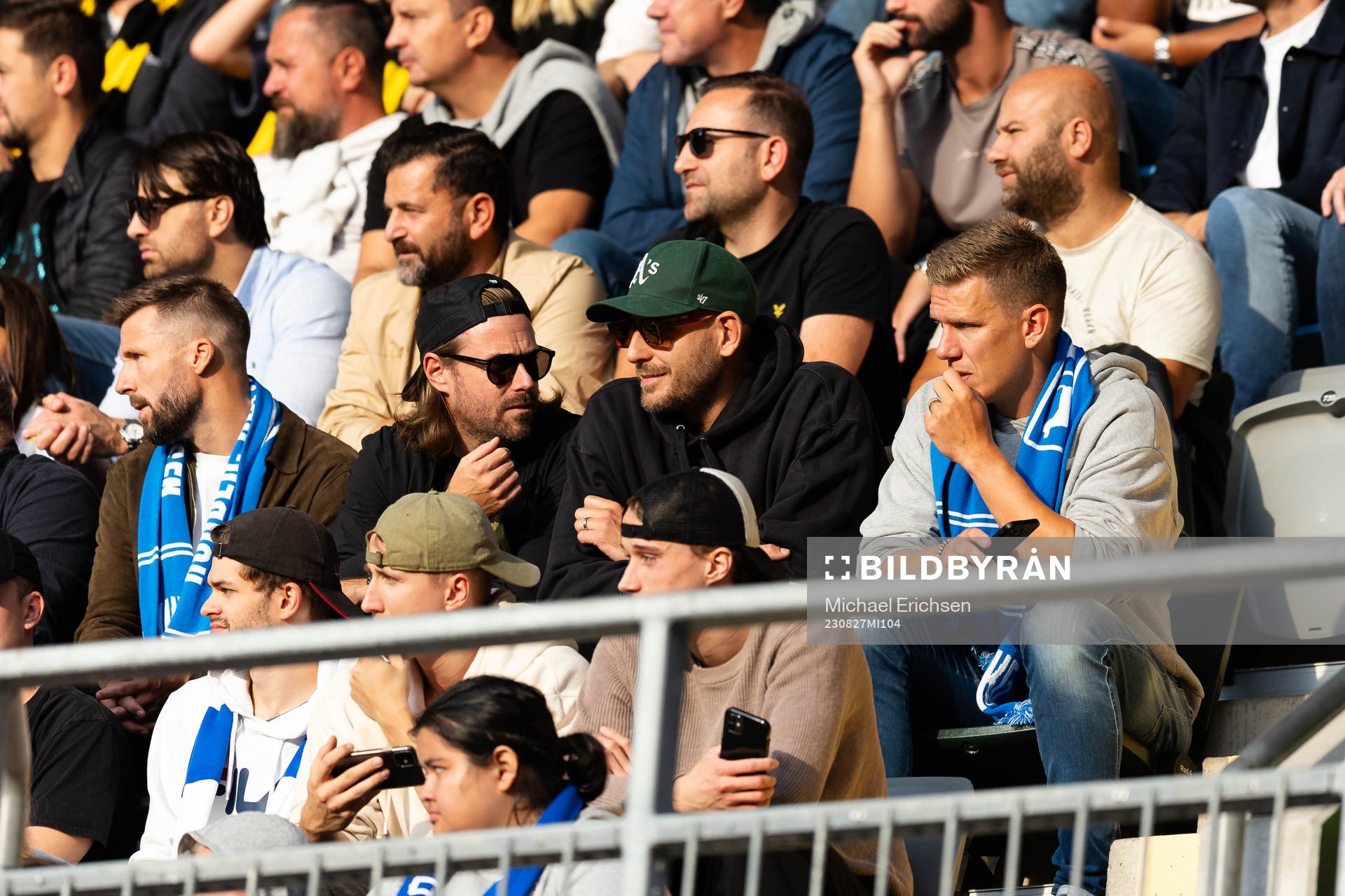 Tidigare IFK Göteborg spelaren Mattias Bjärsmyr t.v. och