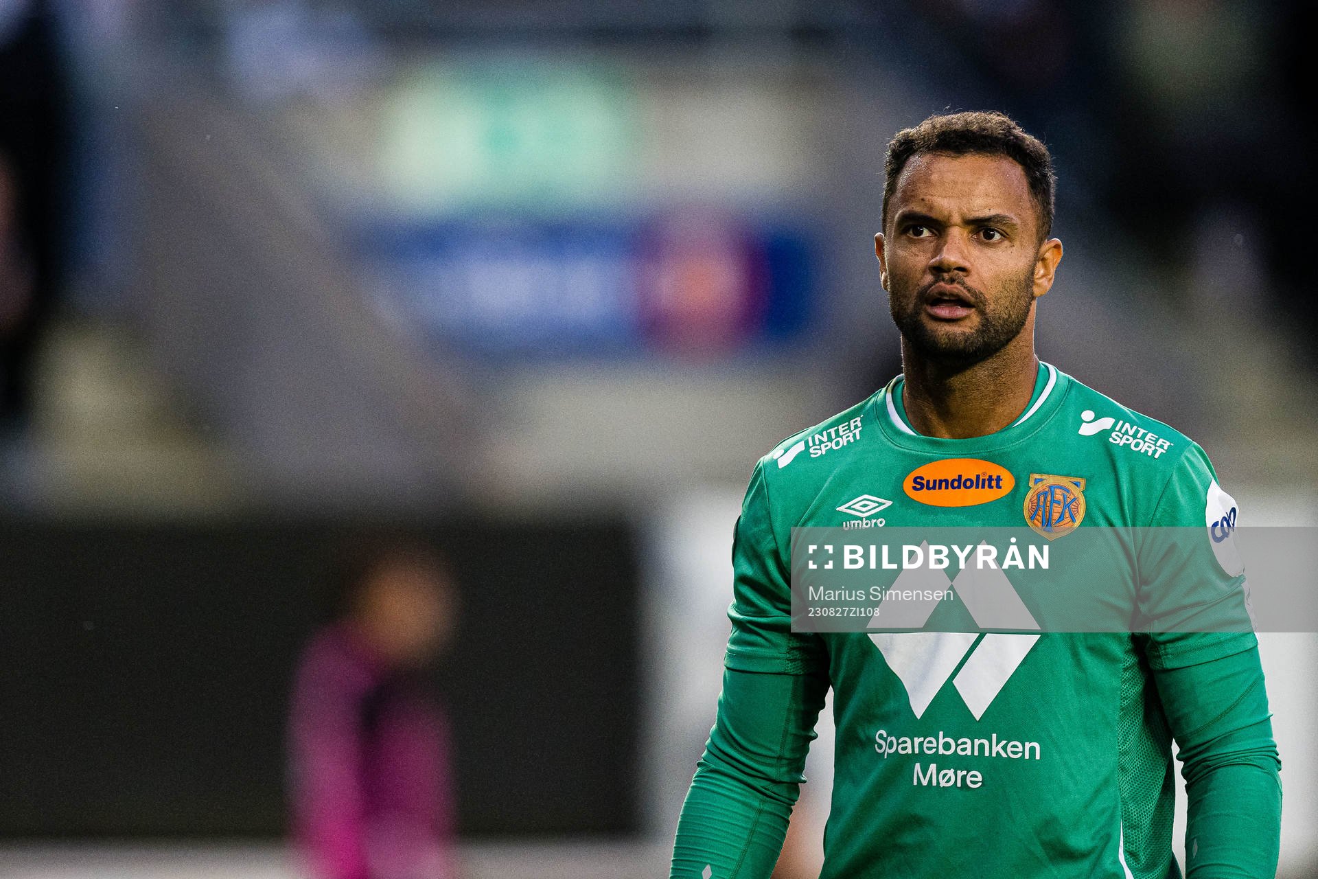 Sten Michael Grytebust of Aalesund looks dejected