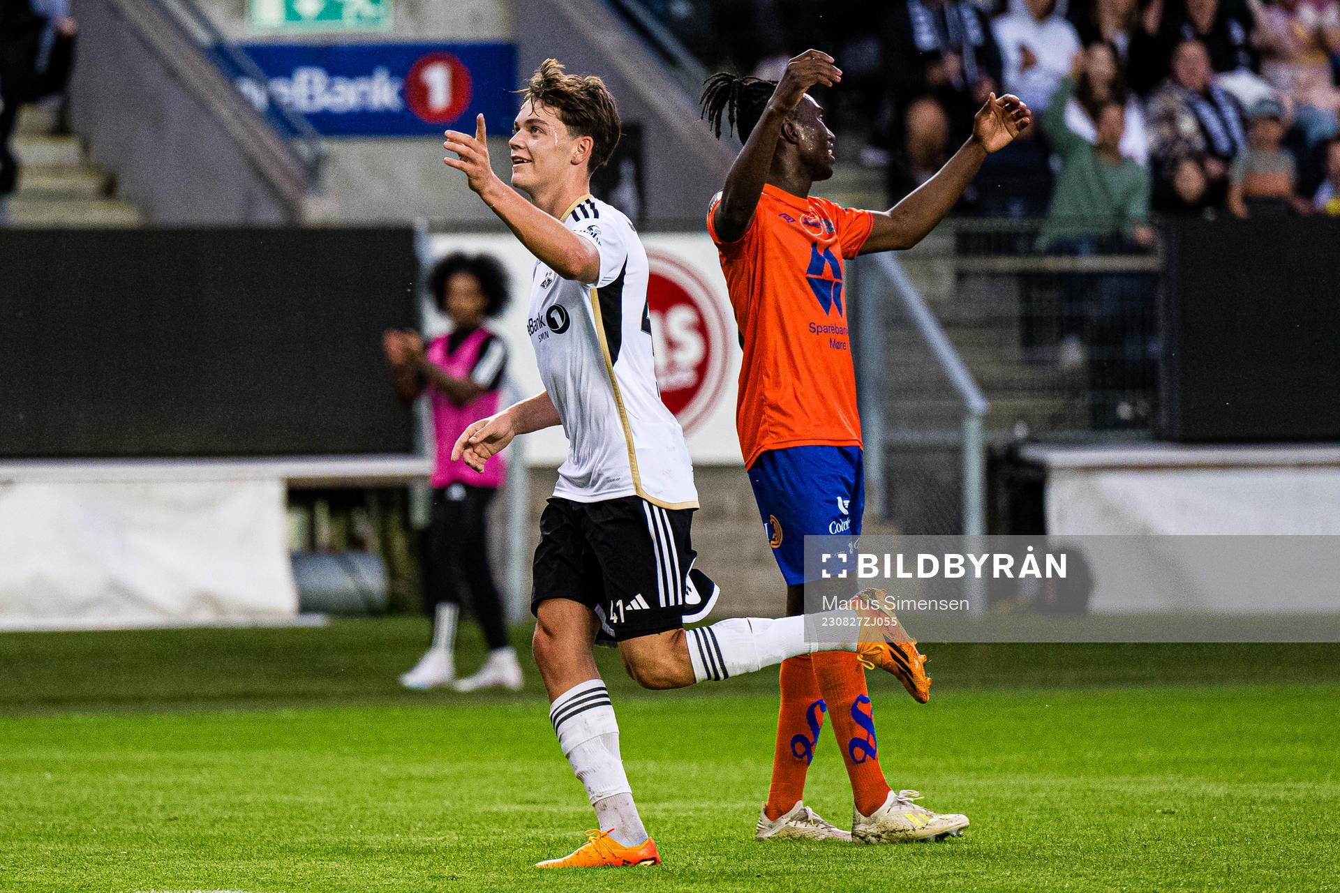 Sverre Halseth Nypan of Rosenborg celebrates
