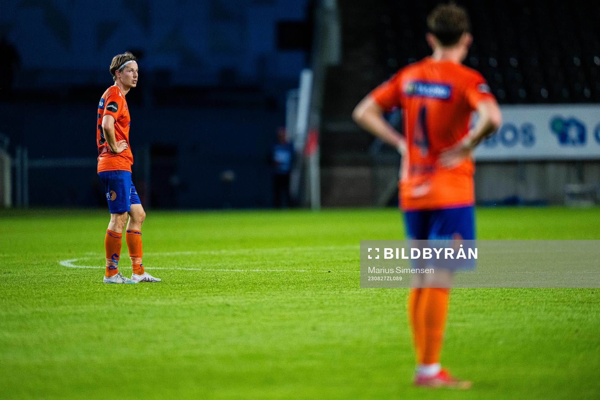 Kristoffer Ødemarksbakken of Aalesund looks dejected