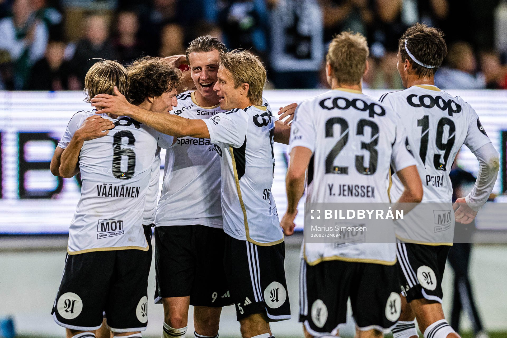 Leo Erik Jean Cornic of Rosenborg celebrates