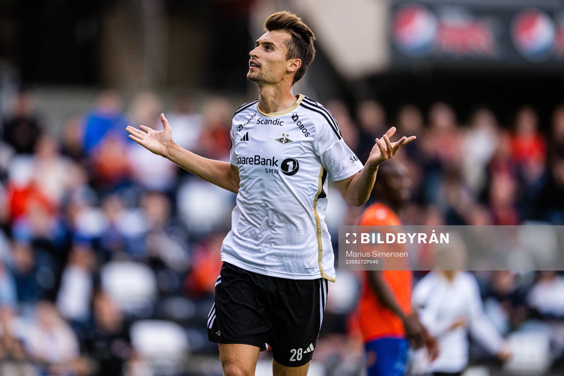 Håkan Wiedesheim-Paul of Rosenborg celebrates