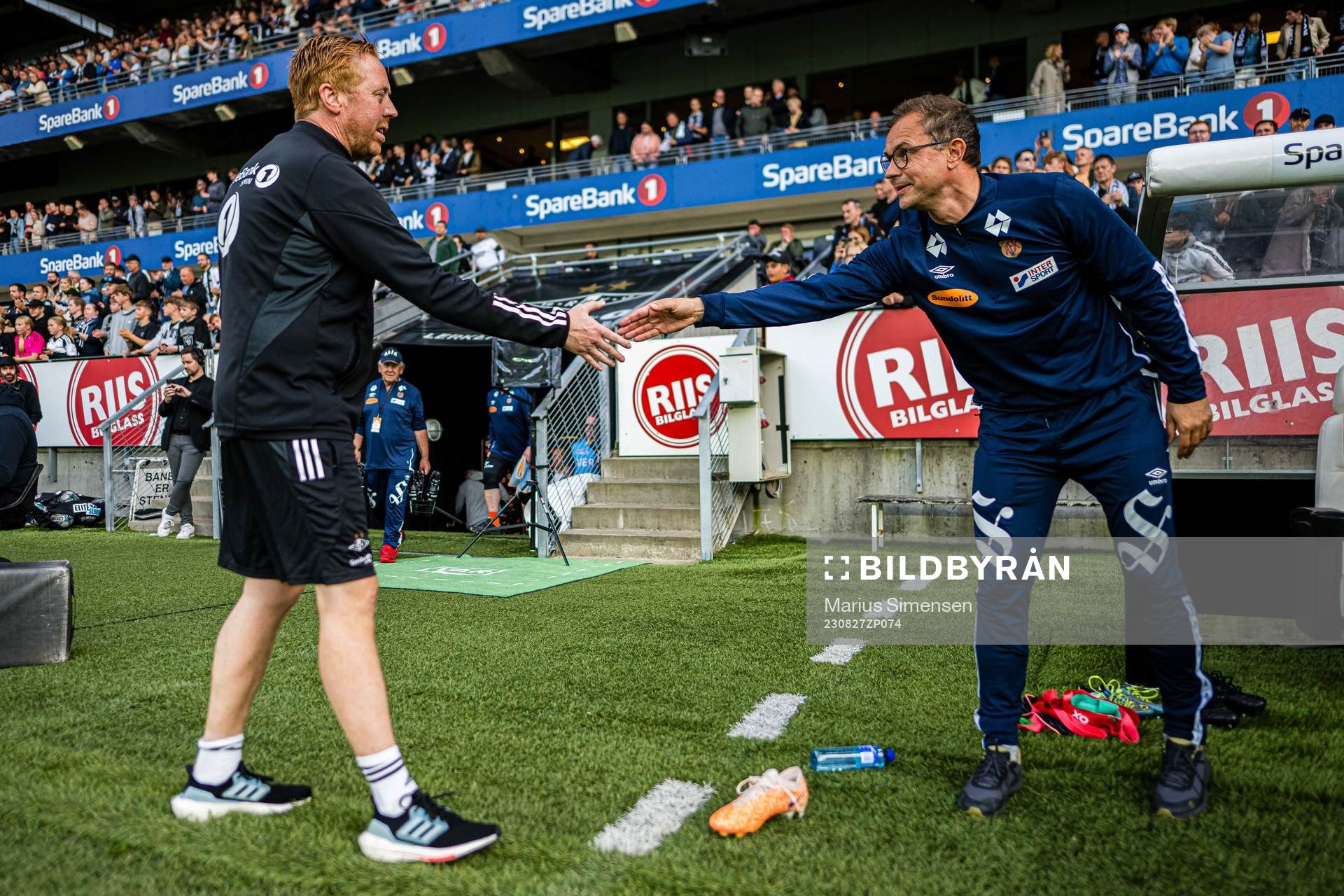 Svein Maalen, head coach of Rosenborg, and Christian
