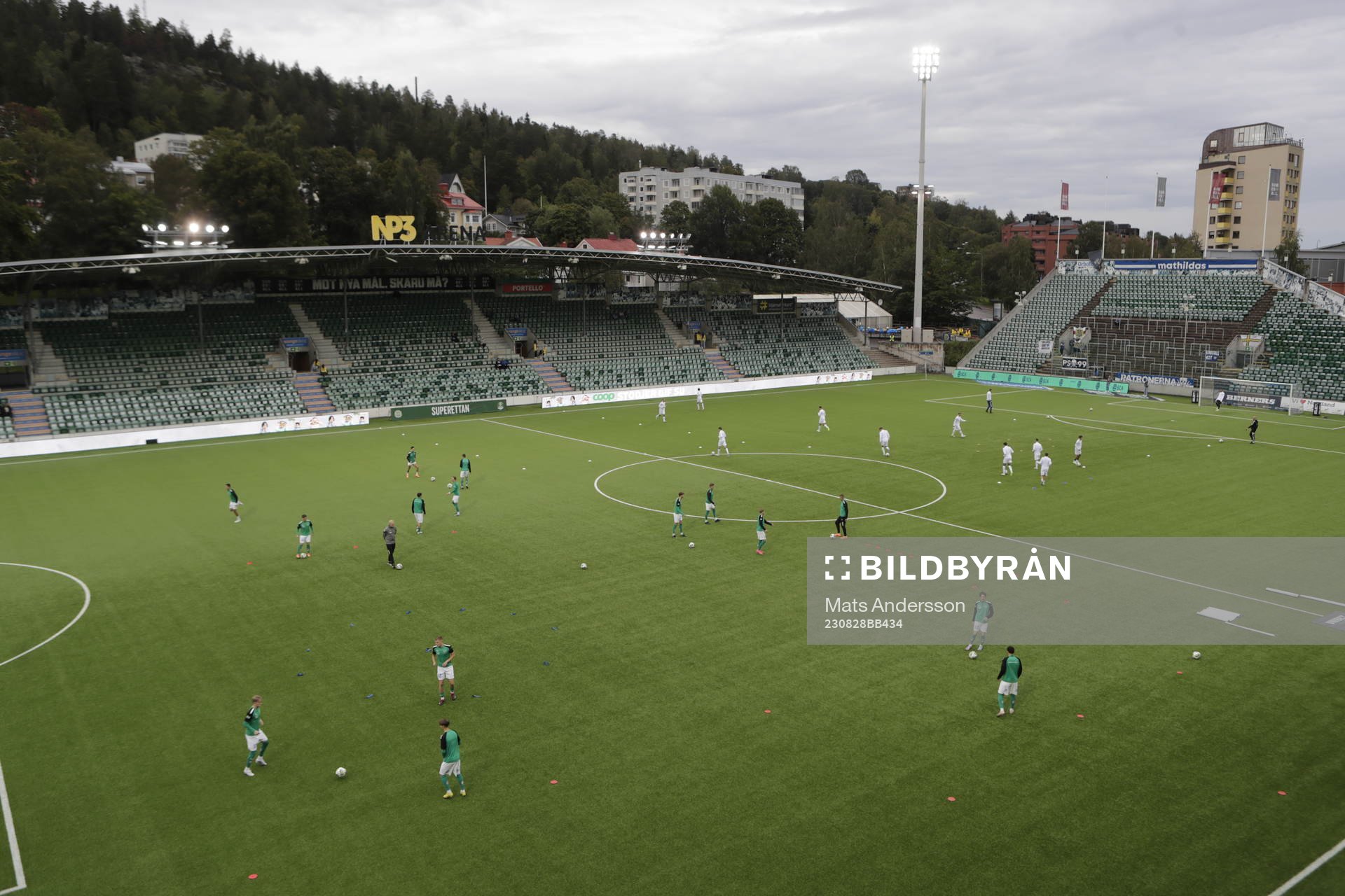 Vy över NP3 Arena