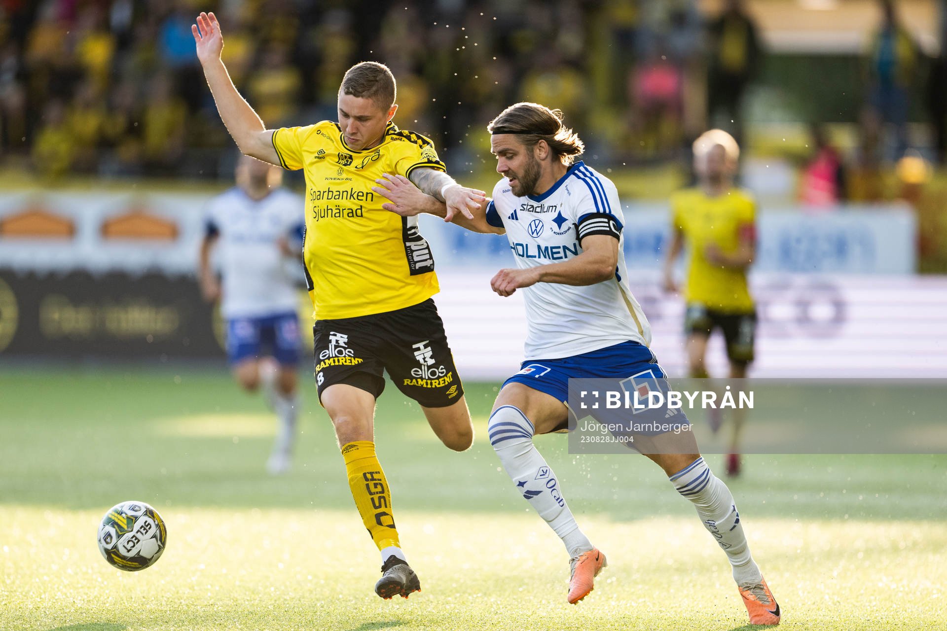 Elfsborgs Sebastian Holmen och IFK Norrköpings Christoffer