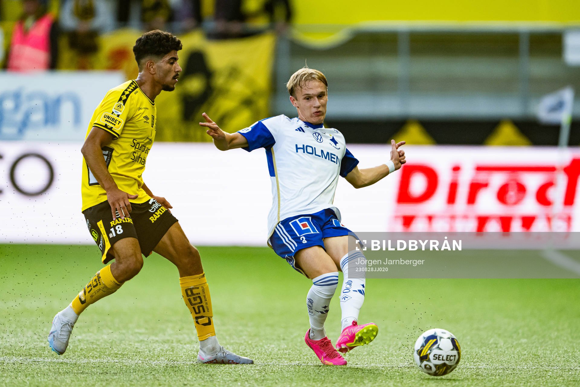 Elfsborgs Ahmed Qasem och IFK Norrköpings Marcus Baggesen