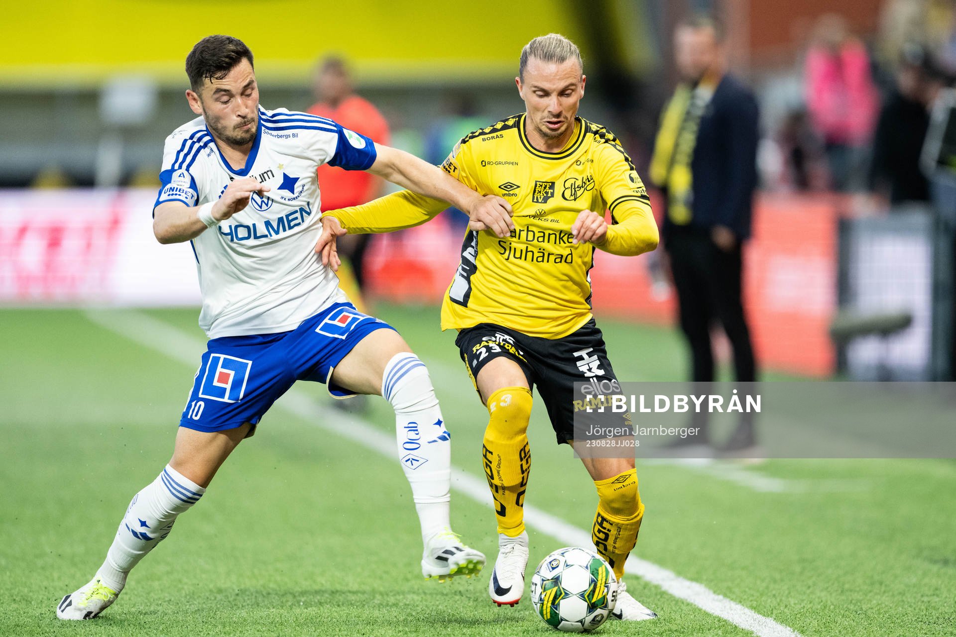 IFK Norrköpings Vito Hammershöy-Mistrati och Elfsborgs