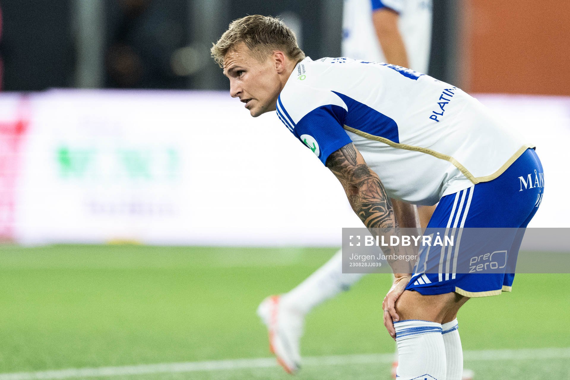 IFK Norrköpings Marco Lund Nielsen deppar